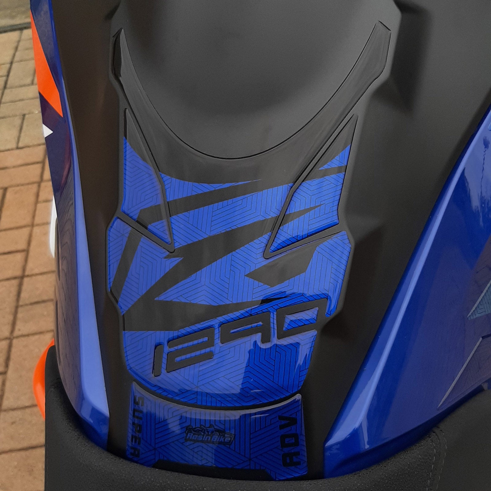 Resin Bike 3D Motorcycle Stickers - Tank Pad | KTM 1290 Super Adventure R 2021>2026ย -ย ย Pyramid Motorcycle Accessories