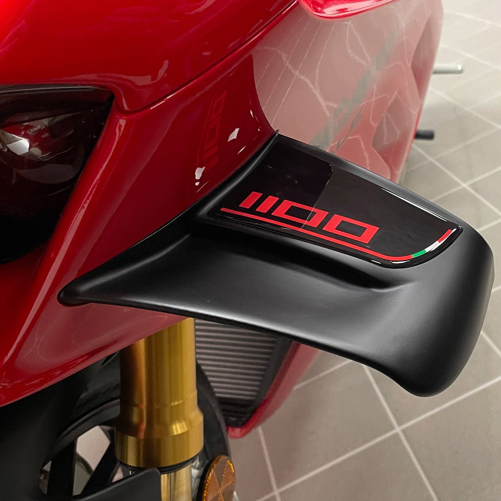 Resin Bike 3D Motorcycle Stickers - Tank Sides | Ducati Panigale V4 2018>2022 - Pyramid Motorcycle Accessories