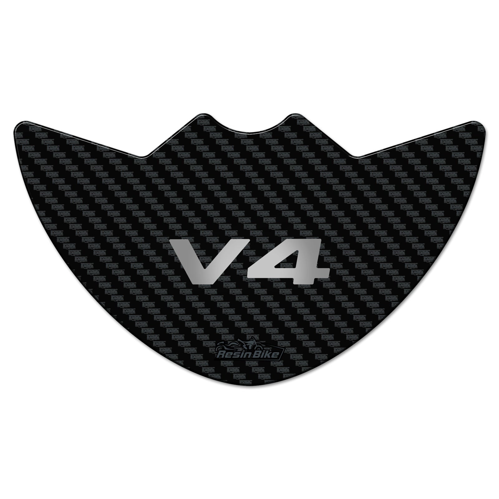 Resin Bike 3D Motorcycle Stickers - Front Fender | Ducati Panigale V4 2018>2023 - Pyramid Motorcycle Accessories
