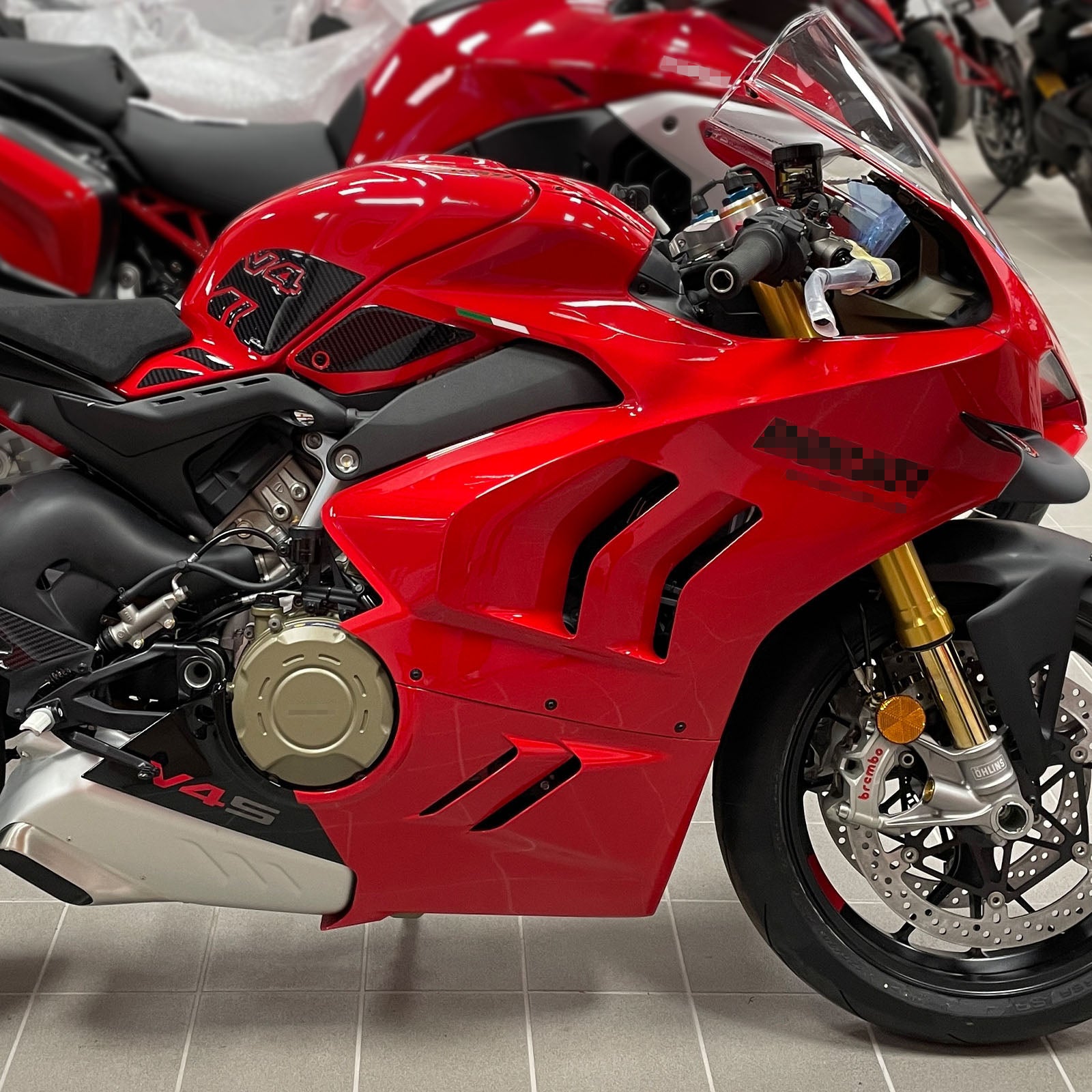 Resin Bike 3D Motorcycle Stickers - Tank Sides | Ducati Panigale V4 2024>Current - Pyramid Motorcycle Accessories