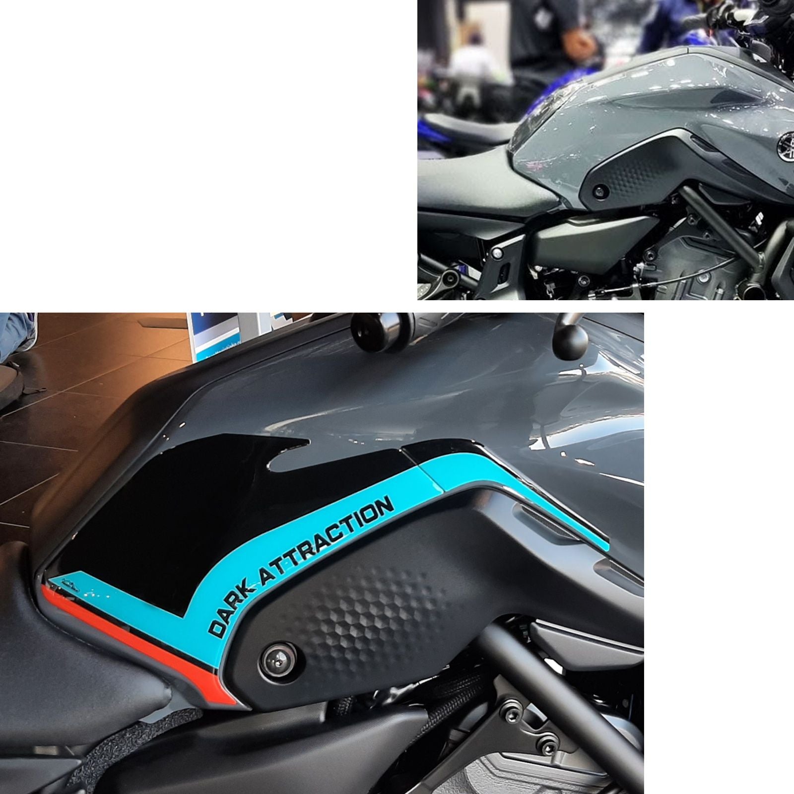 Resin Bike 3D Motorcycle Stickers - Tank Sides | Yamaha MT-07 2021>2024 RB-1000458200006 - Pyramid Motorcycle Accessories