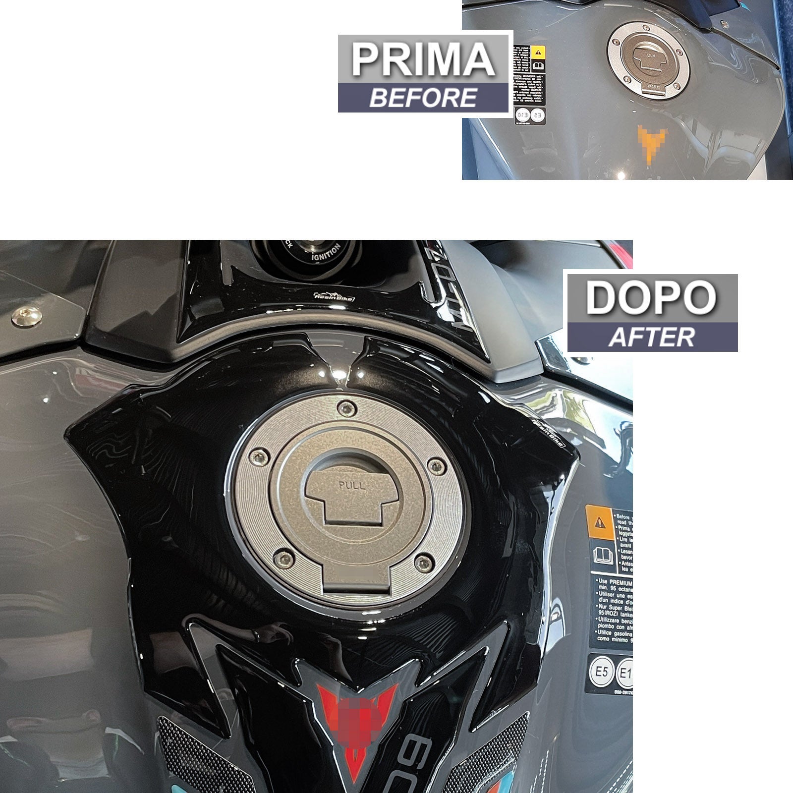 Resin Bike 3D Motorcycle Stickers - Fuel Cap | Yamaha MT-09 2021>2023 RB-1000459200005 - Pyramid Motorcycle Accessories