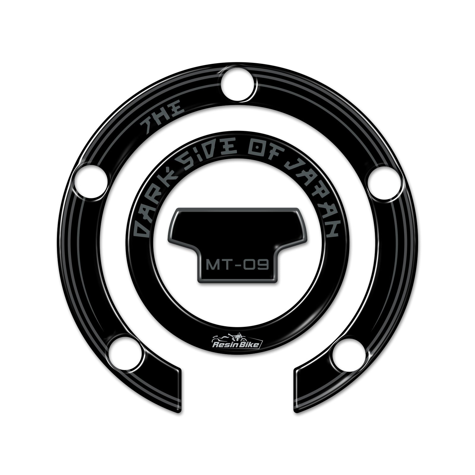 Resin Bike 3D Motorcycle Stickers - Fuel Cap | Yamaha MT-09 2021>2023 RB-1000459700000 - Pyramid Motorcycle Accessories