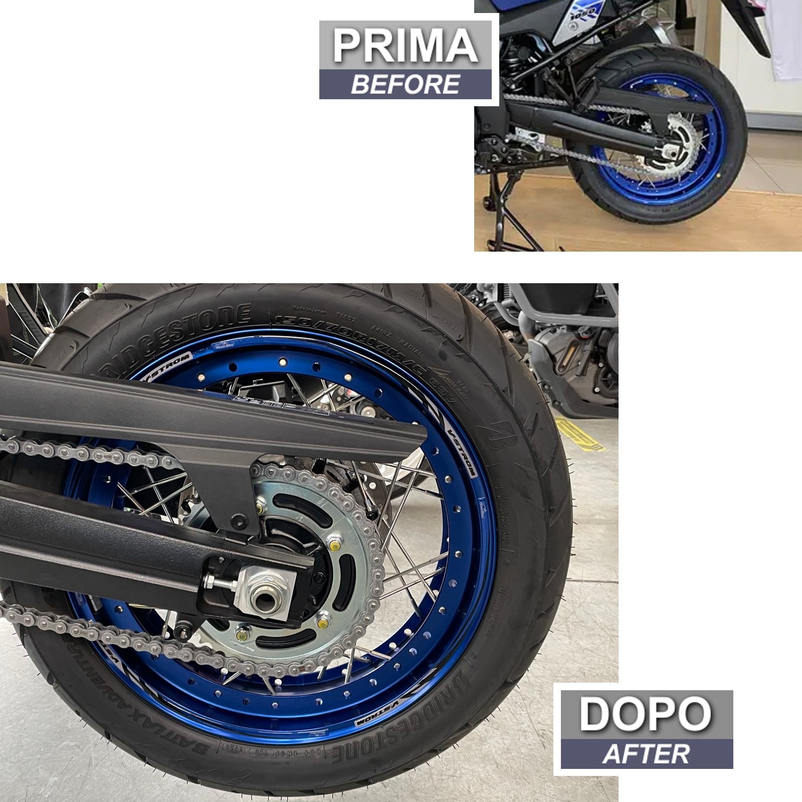 Resin Bike 3D Motorcycle Stickers - Wheels| Suzuki V-Strom 1050 / 1050XT 2020>2023RB-1000459800007 - Pyramid Motorcycle Accessories