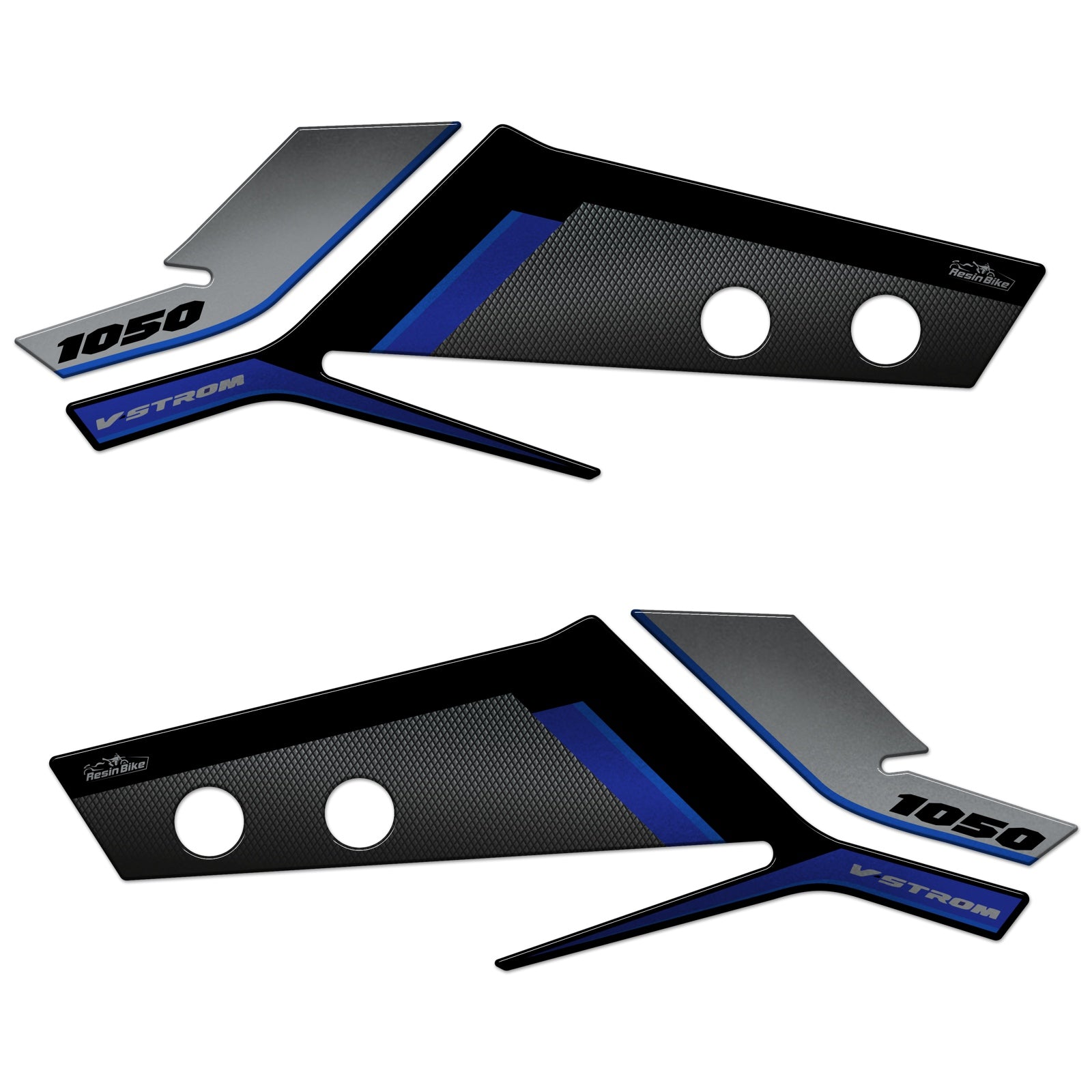Resin Bike 3D Motorcycle Stickers - Handguards | Suzuki V-Strom 1050/1050XT 2020>2023 - Pyramid Motorcycle Accessories