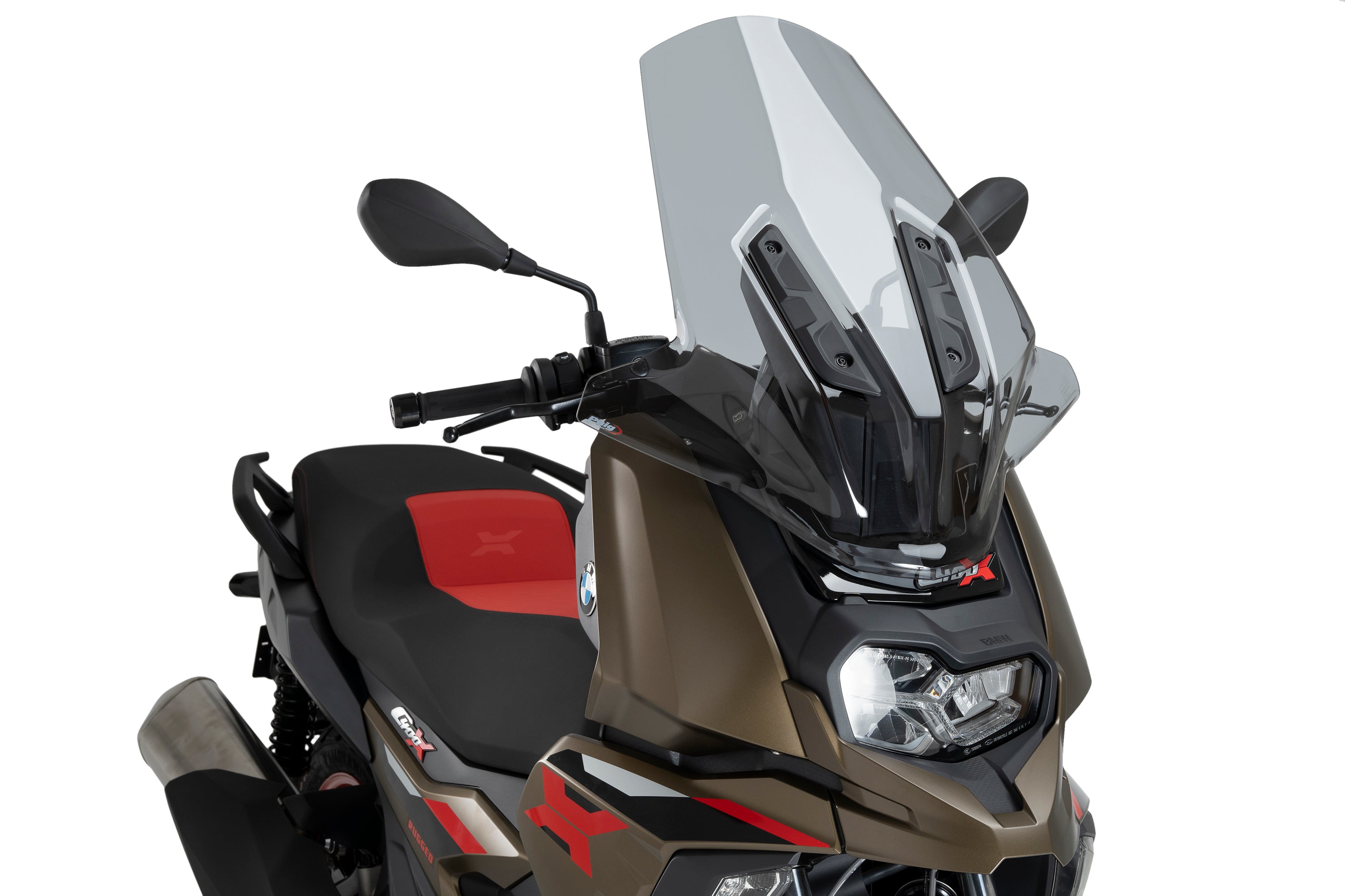 Puig Touring Screen | Light Smoke | BMW C 400 X 2019>Current - Pyramid Motorcycle Accessories