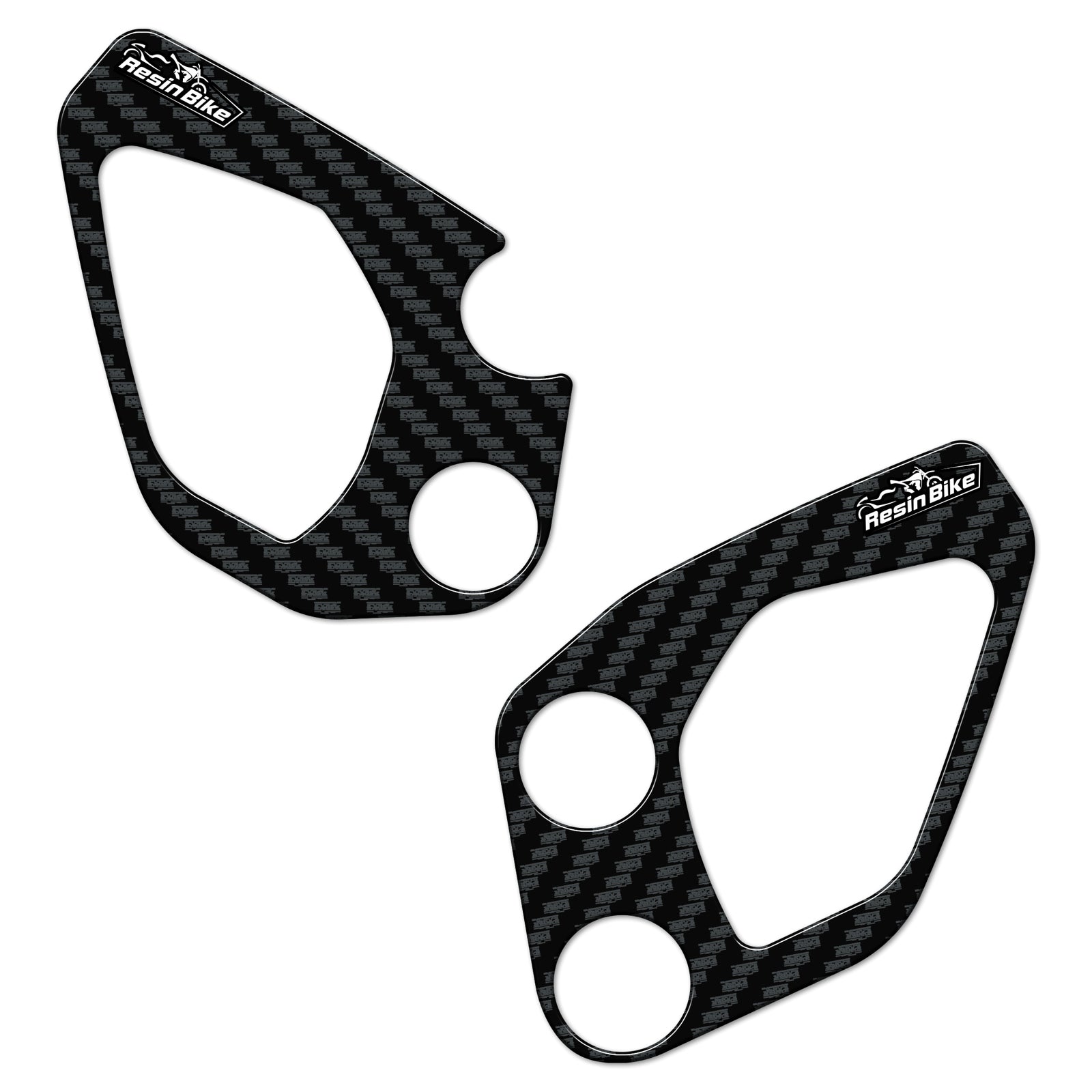 Resin Bike 3D Motorcycle Stickers - Heel Pads | BMW R 1250 GS/GSA 2021>2024 - Pyramid Motorcycle Accessories