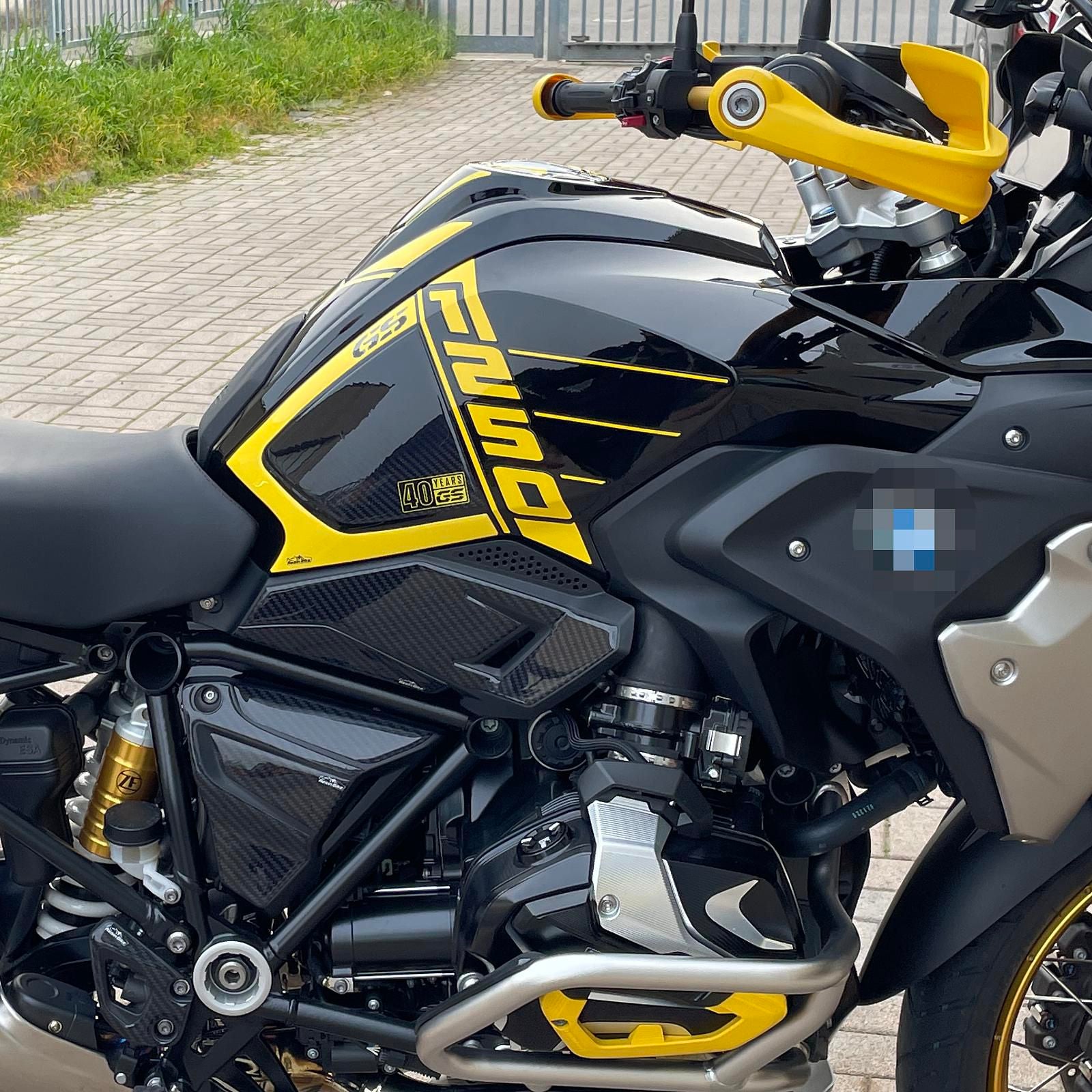 Resin Bike 3D Motorcycle Stickers - Tank Sides | BMW R 1250 GS 2021>2024 RB-1000461000006 - Pyramid Motorcycle Accessories