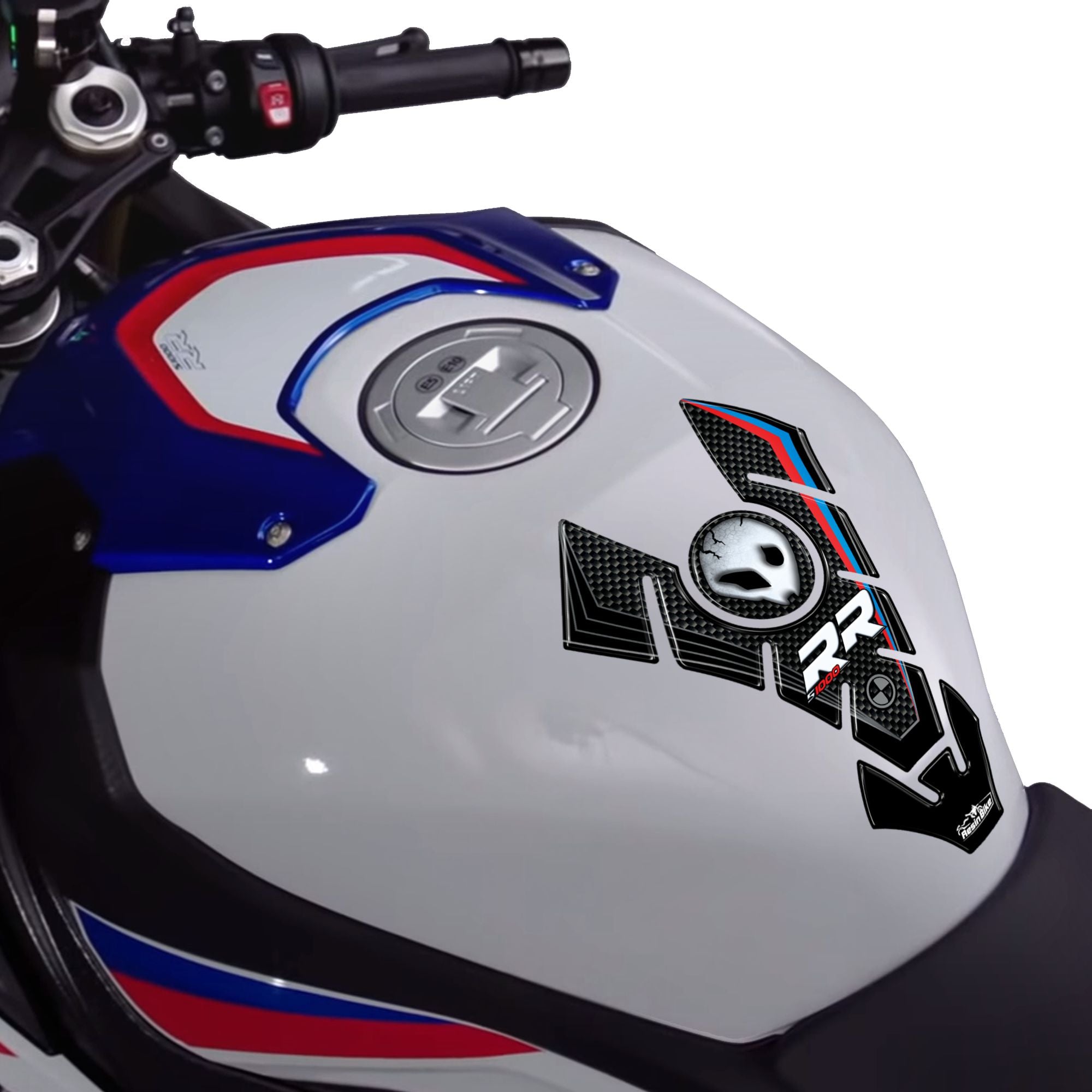 Resin Bike 3D Motorcycle Stickers - Tank Pad | BMW S 1000 RR 2012>2018 - Pyramid Motorcycle Accessories