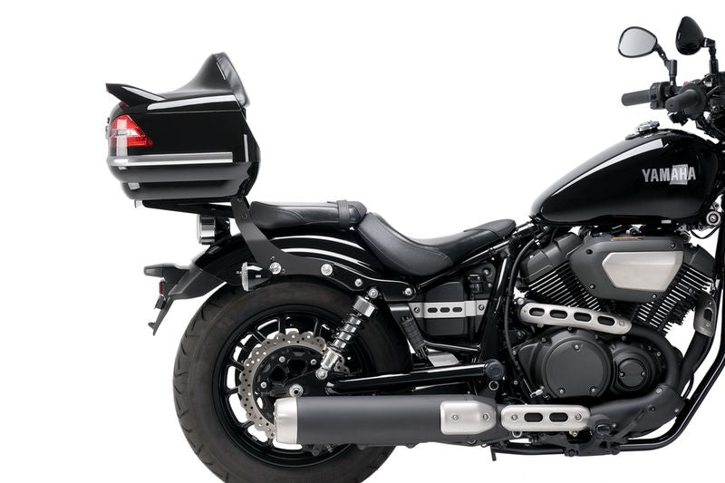 Customacces Mercedes 25L Top Box with Built-in Tail Lights | Black - Pyramid Motorcycle Accessories