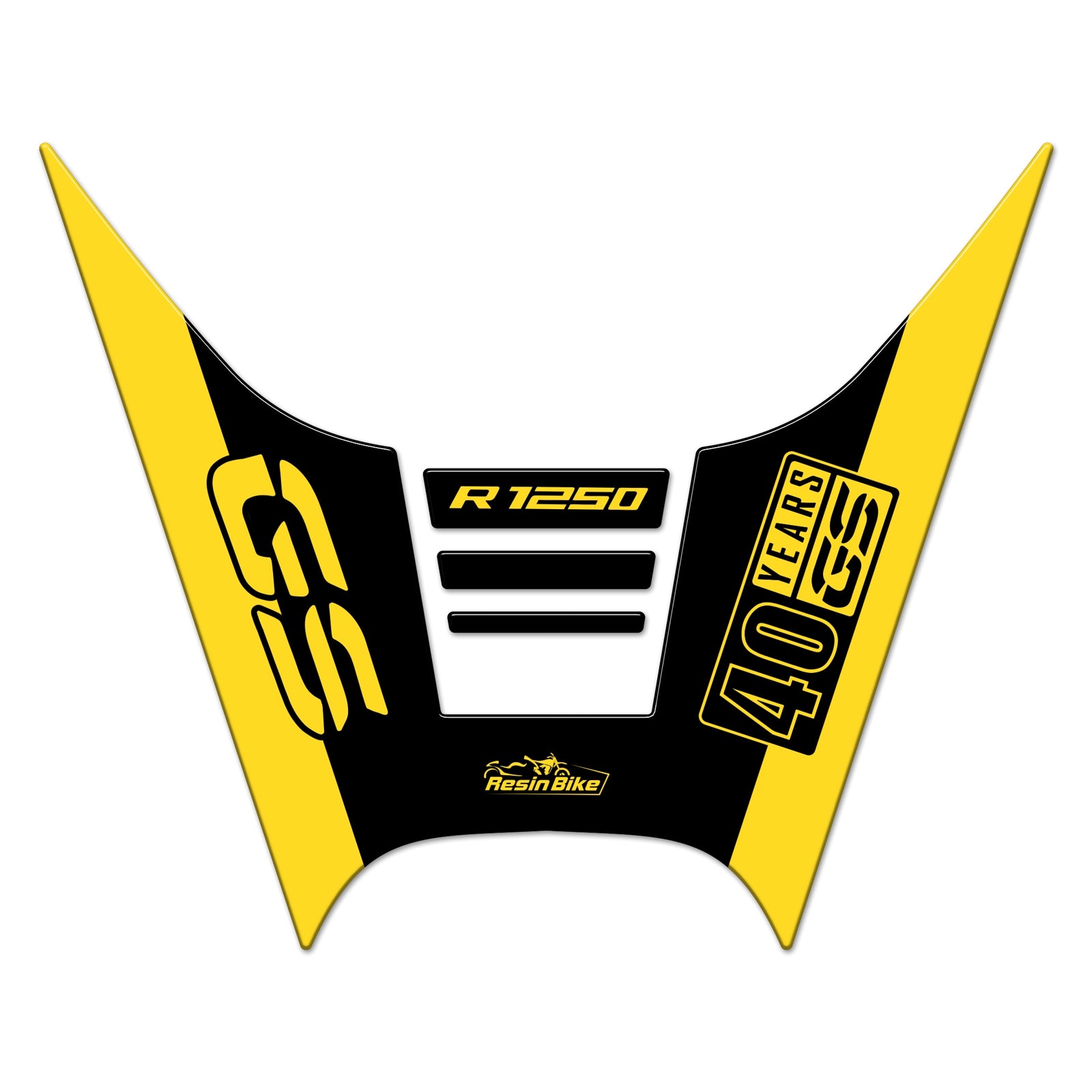 Resin Bike 3D Motorcycle Stickers - Beak | BMW R 1250 GS 2020>2021 - Pyramid Motorcycle Accessories