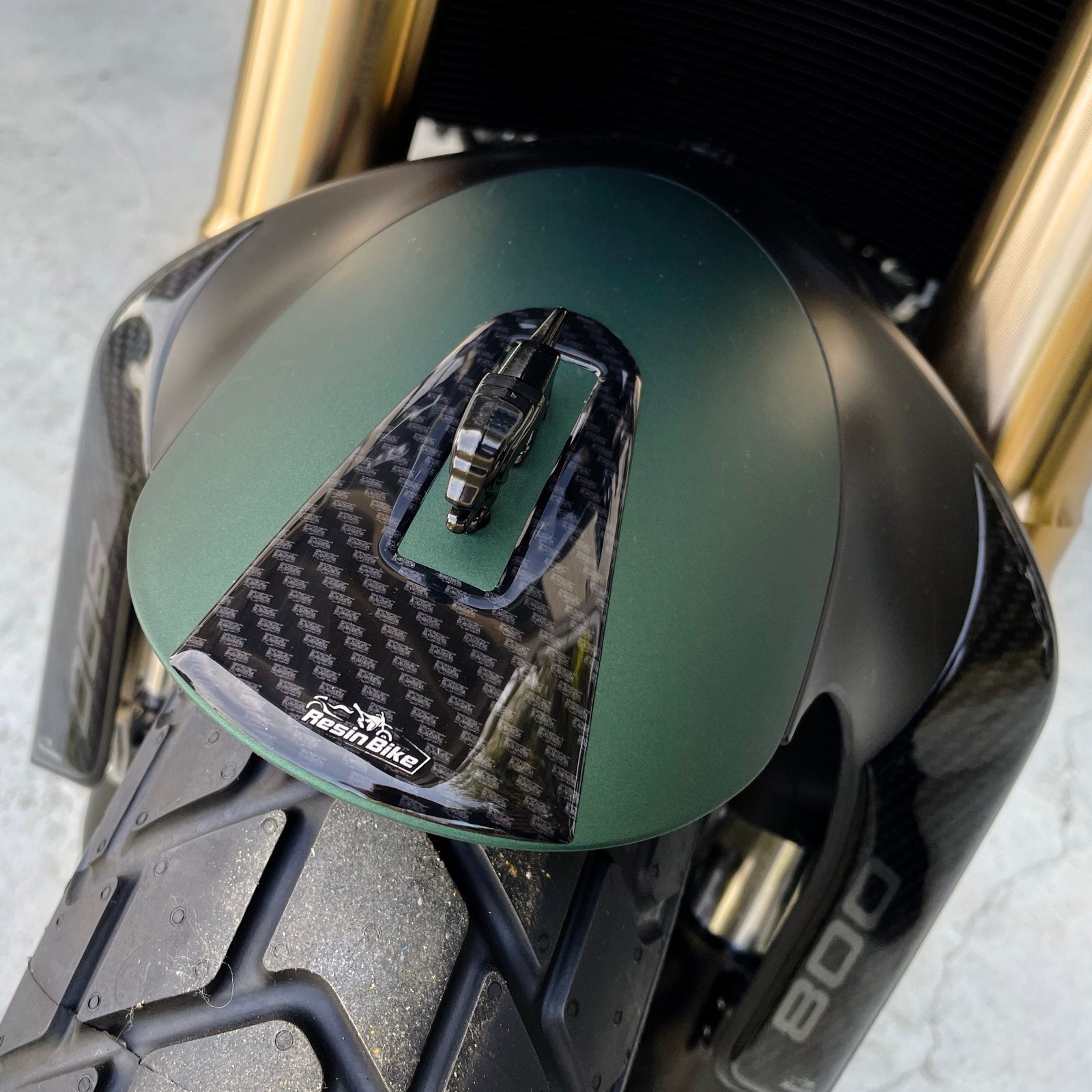 Resin Bike 3D Motorcycle Stickers - Front Fender | Benelli Leoncino 800/Trail 2022>2025 - Pyramid Motorcycle Accessories