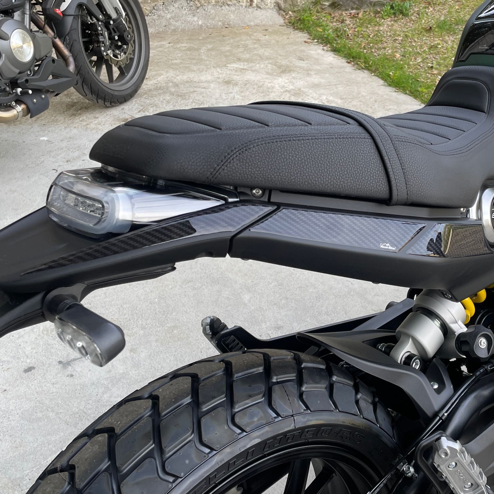 Resin Bike 3D Motorcycle Stickers - Underseat | Benelli Leoncino 800 2022>2025 - Pyramid Motorcycle Accessories