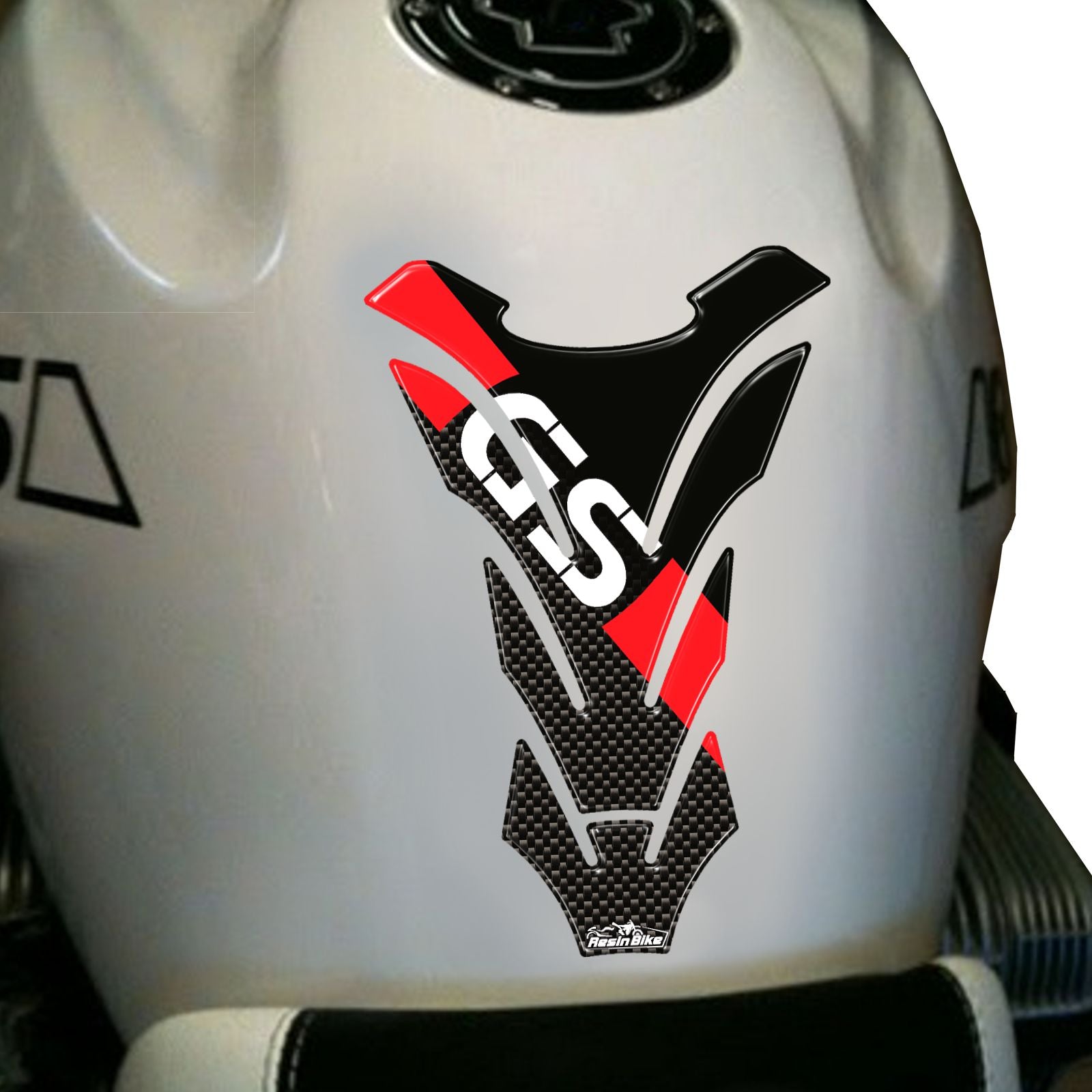 Resin Bike 3D Motorcycle Stickers - Tank Pad | BMW R 1200 GS 2012>2018 RB-B70492X0 - Pyramid Motorcycle Accessories