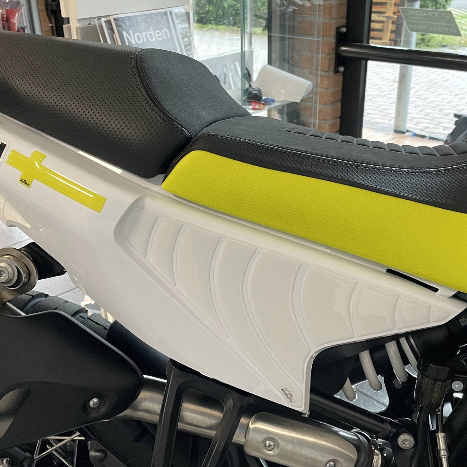 Resin Bike 3D Motorcycle Stickers - Underseat | Husqvarna Norden 901 2022>Current - Pyramid Motorcycle Accessories