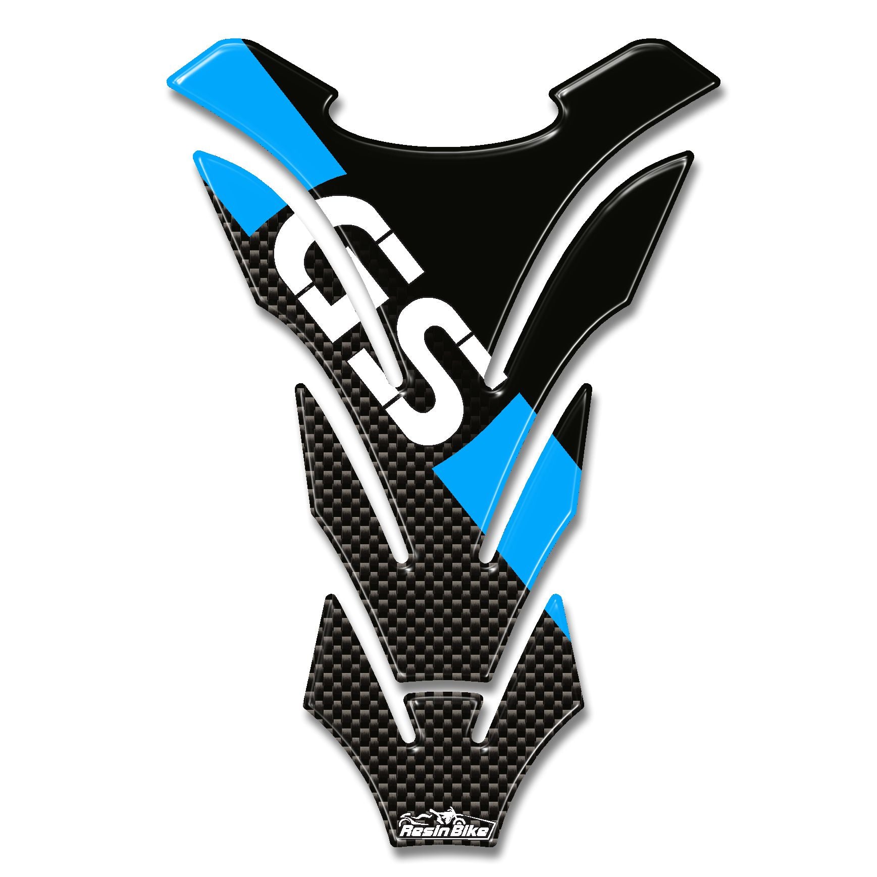 Resin Bike 3D Motorcycle Stickers - Tank Pad | BMW R 1200 GS 2012>2018 RB-B69126V8 - Pyramid Motorcycle Accessories