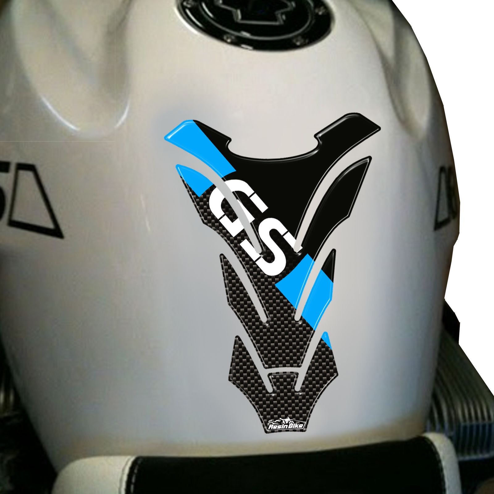 Resin Bike 3D Motorcycle Stickers - Tank Pad | BMW R 1200 GS 2012>2018 RB-B69126V8 - Pyramid Motorcycle Accessories