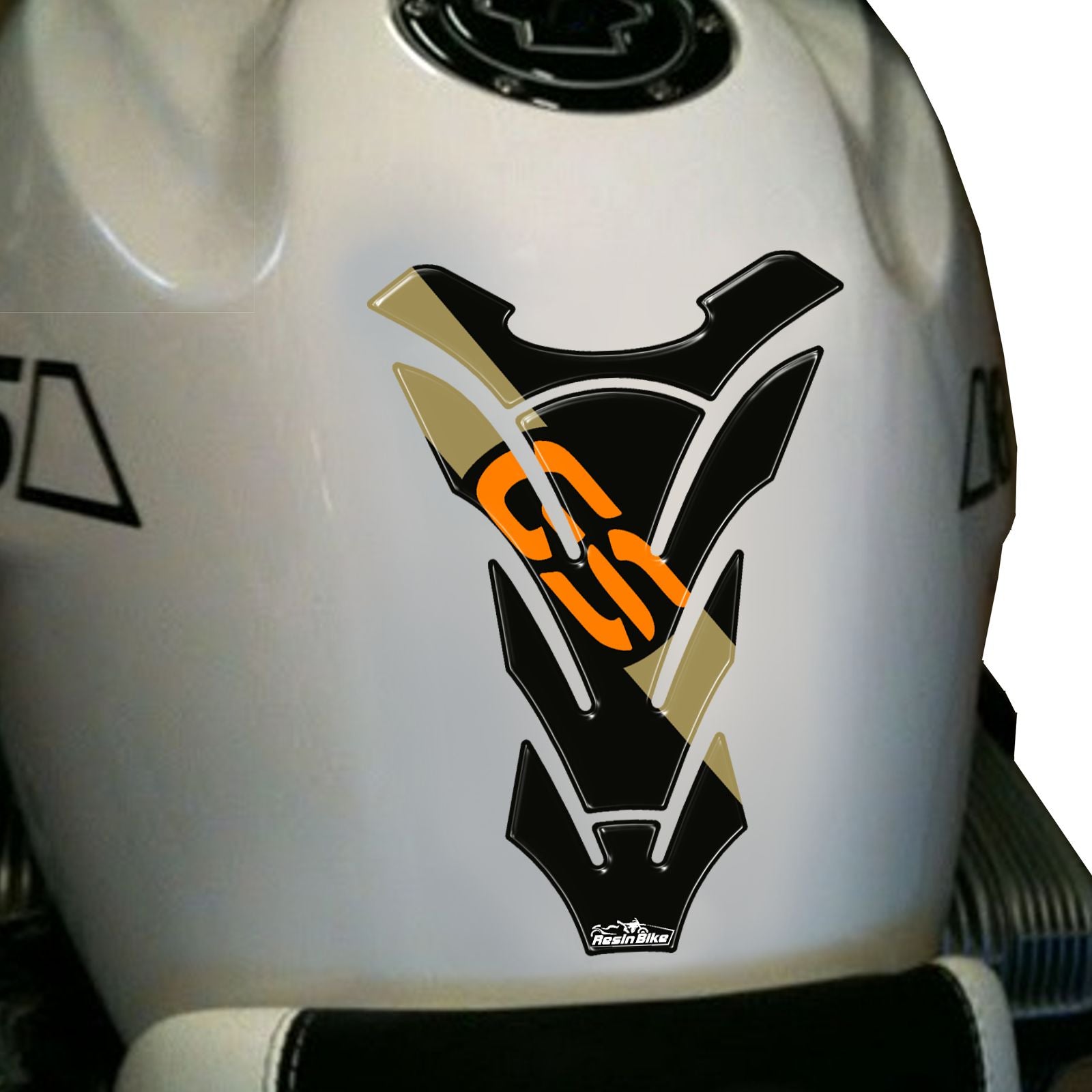 Resin Bike 3D Motorcycle Stickers - Tank Pad | BMW R 1200 GS 2012>2018 RB-B87855E1 - Pyramid Motorcycle Accessories