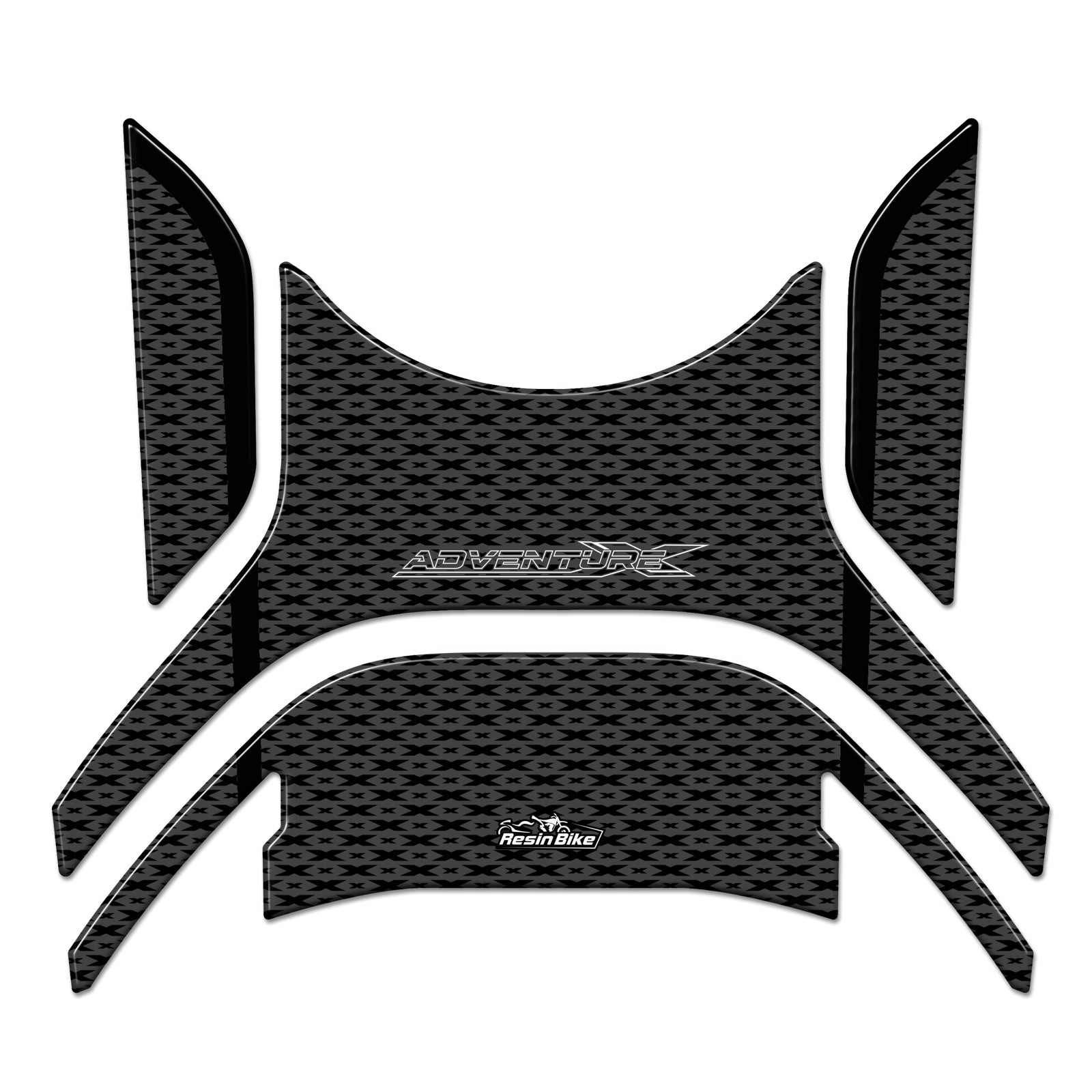Resin Bike 3D Motorcycle Stickers - Tank Pad | Honda CB 500 X / NX500 2021>2026 - Pyramid Motorcycle Accessories