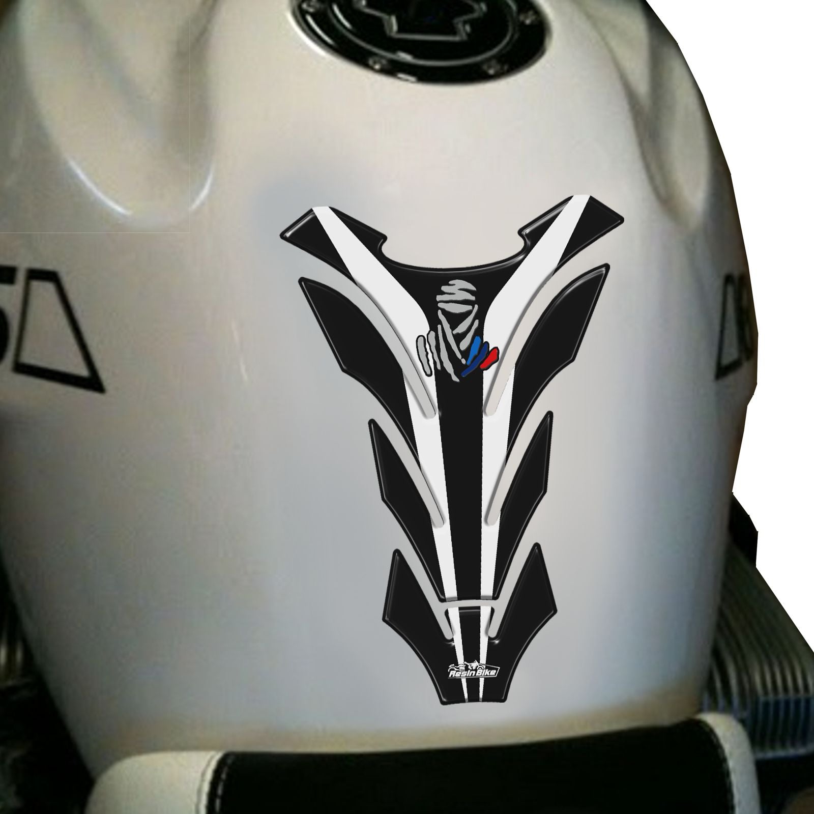Resin Bike 3D Motorcycle Stickers - Tank Pad | Universal RB-B52150R7 - Pyramid Motorcycle Accessories
