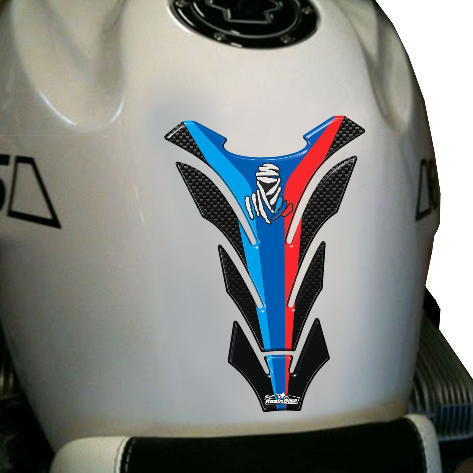 Resin Bike 3D Motorcycle Stickers - Tank Pad | Universal RB-B9280U82 - Pyramid Motorcycle Accessories