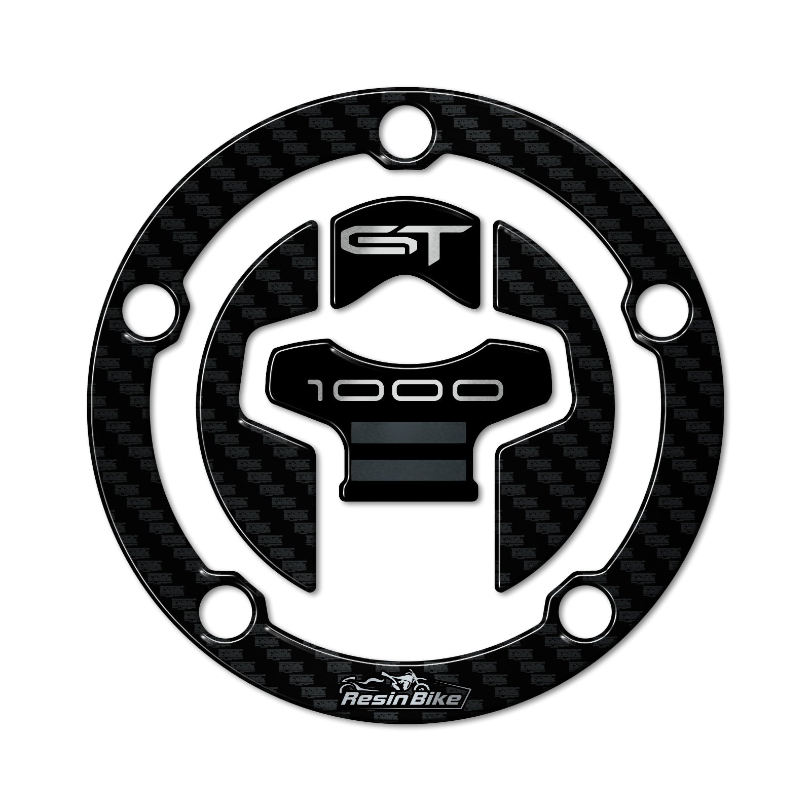 Resin Bike 3D Motorcycle Stickers - Fuel Cap | Suzuki GSX-S1000 GT/GT+ 2022>2025 - Pyramid Motorcycle Accessories