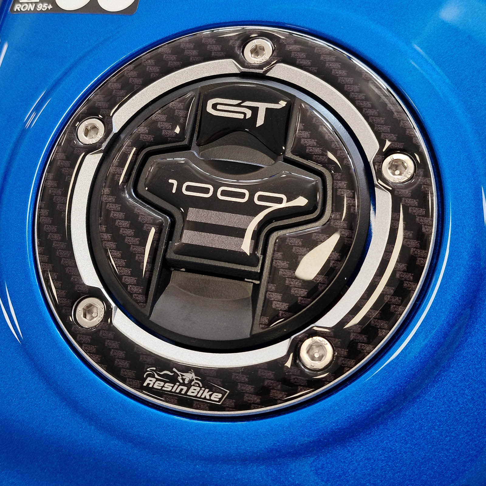 Resin Bike 3D Motorcycle Stickers - Fuel Cap | Suzuki GSX-S1000 GT/GT+ 2022>2025 - Pyramid Motorcycle Accessories
