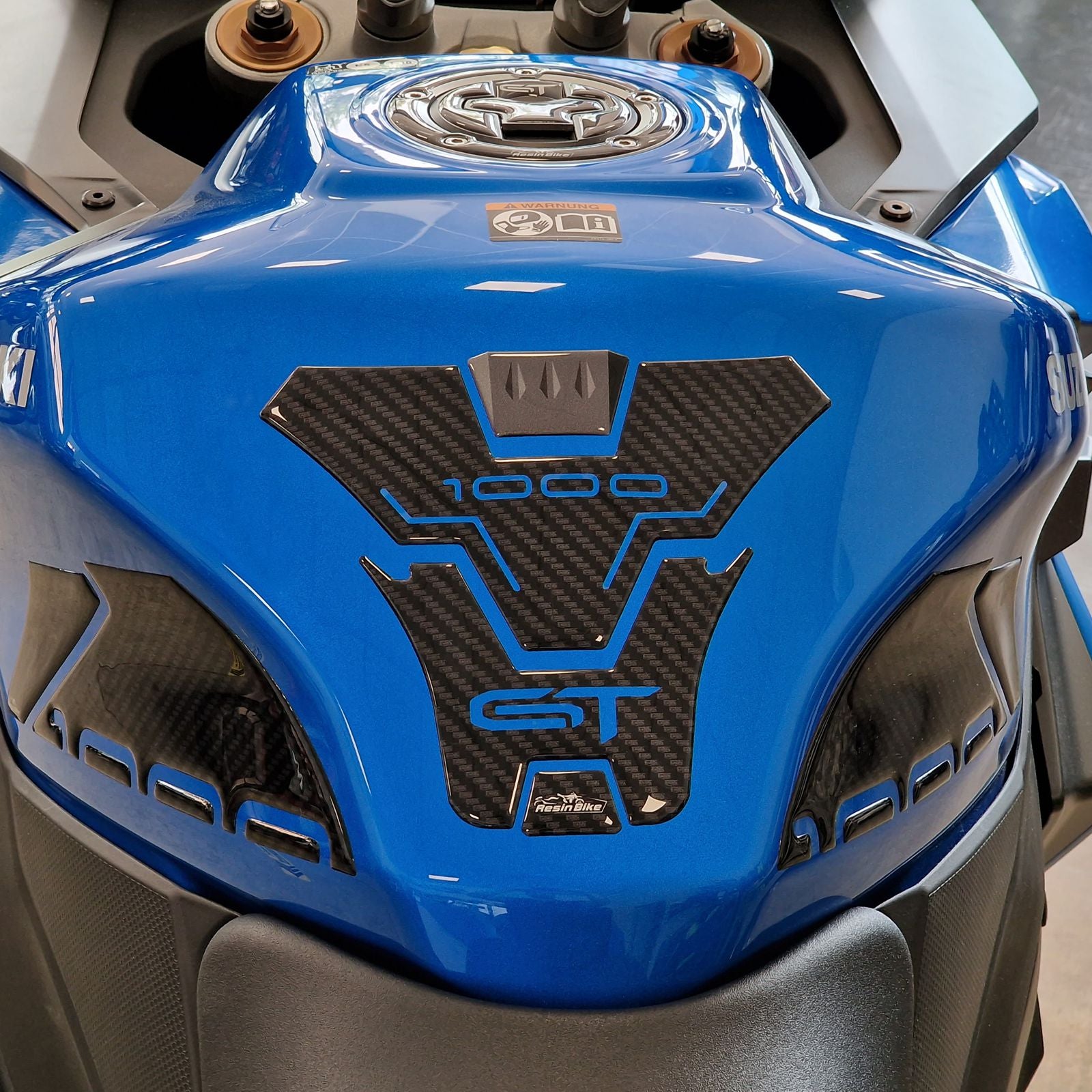 Resin Bike 3D Motorcycle Stickers - Tank Pad | Suzuki GSX-S1000 GT/GT+ 2022>2025 - Pyramid Motorcycle Accessories