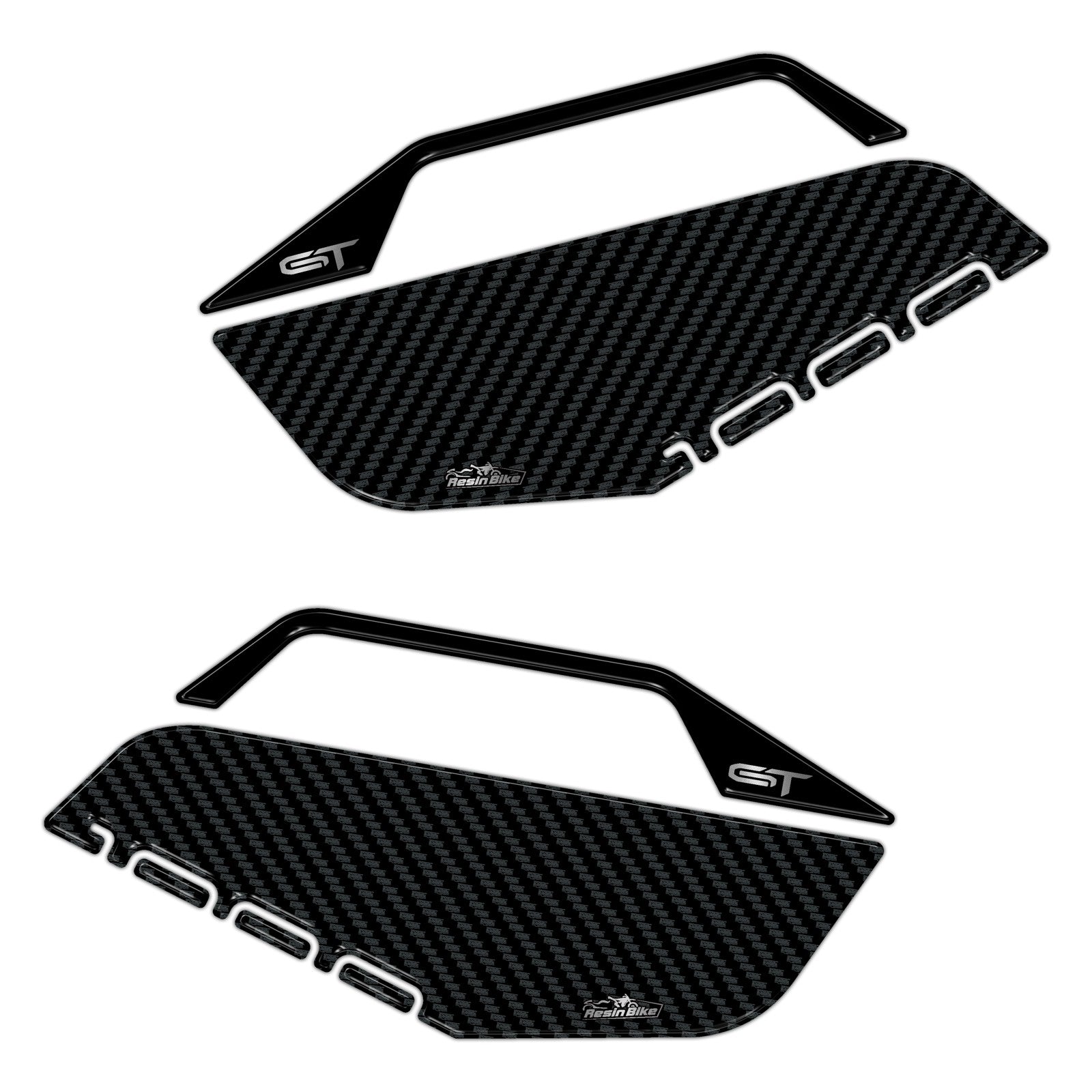 Resin Bike 3D Motorcycle Stickers - Panniers | Suzuki GSX-S1000 GT/GT+ 2022>2025 - Pyramid Motorcycle Accessories