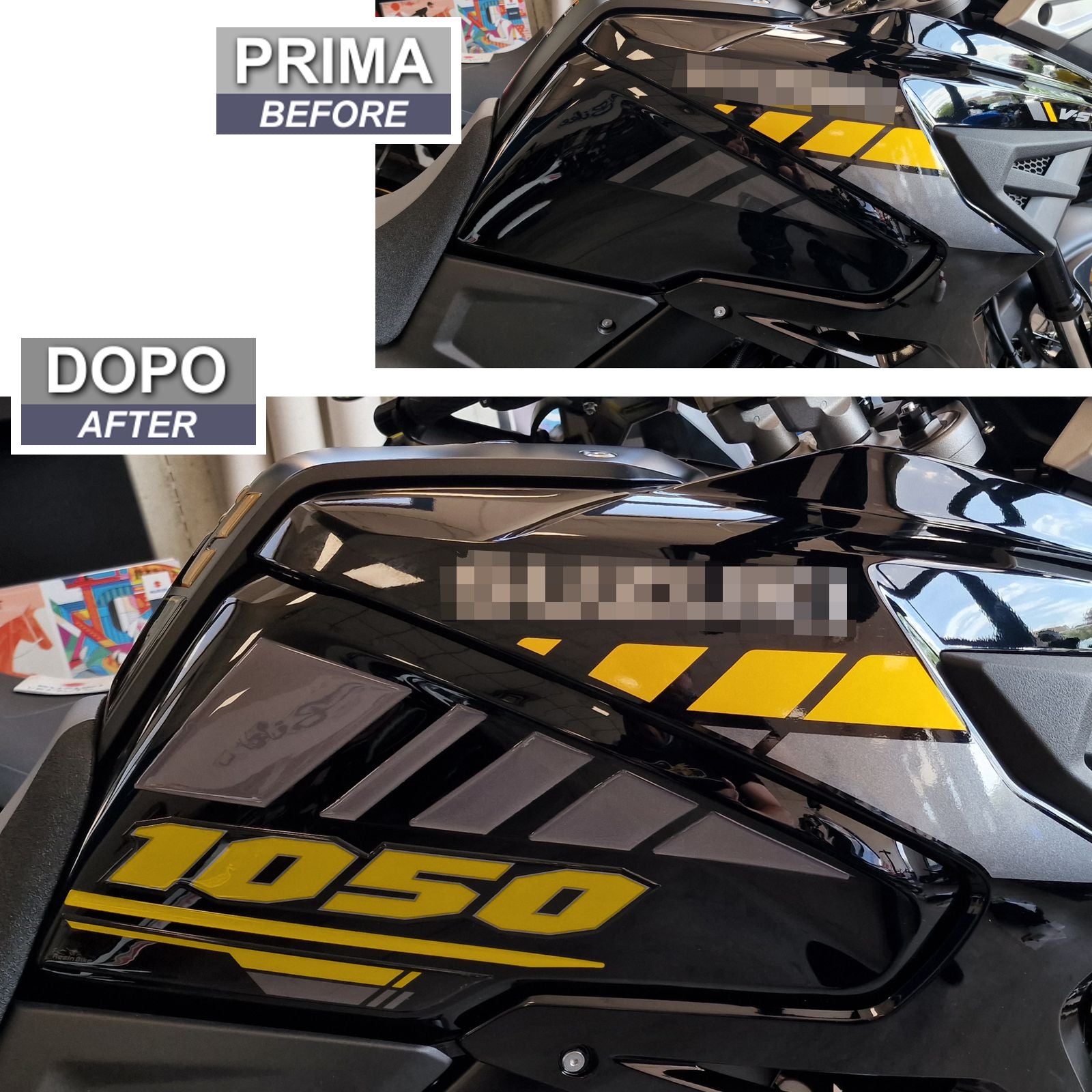 Resin Bike 3D Motorcycle Stickers - Tank Sides | Suzuki V-Strom 1050 / 1050XT 2020>2023 RB-1000466800007 - Pyramid Motorcycle Accessories