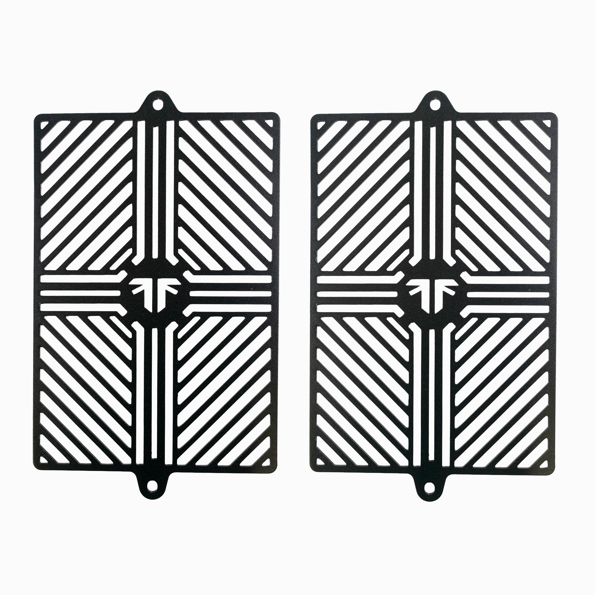 Pyramid Radiator Guard | Matte Black | Triumph Tiger 850 Sport 2021>Current - Pyramid Motorcycle Accessories