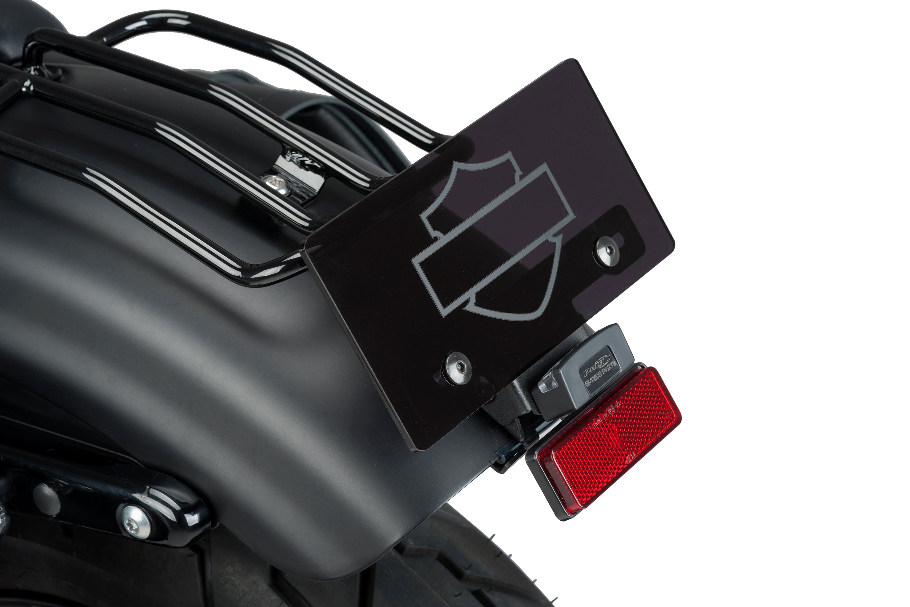 Puig Tail Tidy | Black | Harley-Davidson Softail & Sportster - Pyramid Motorcycle Accessories