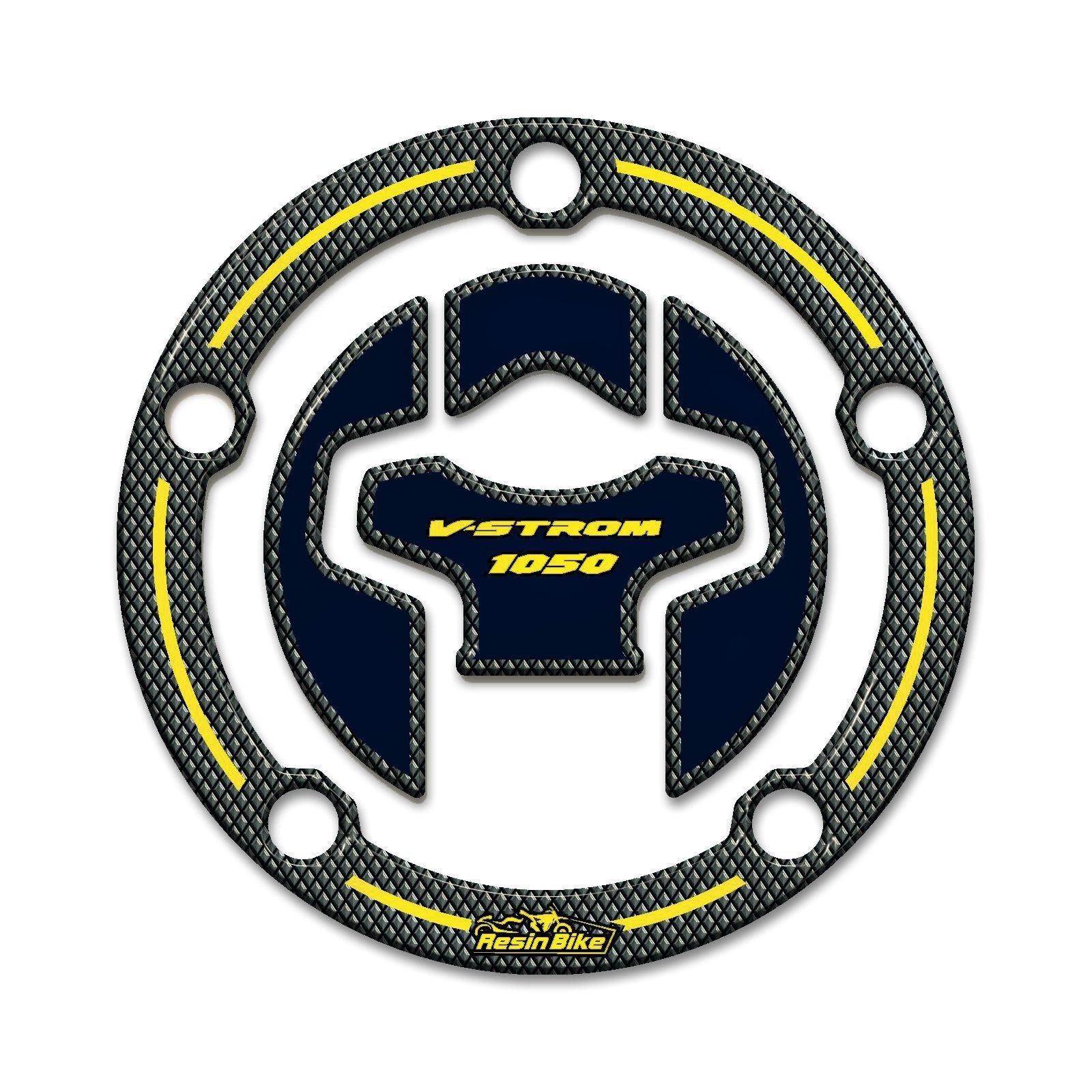 Resin Bike 3D Motorcycle Stickers - Fuel Cap | Suzuki V-Strom 1050 / 1050XT 2020>2023 RB-1000139100007 - Pyramid Motorcycle Accessories