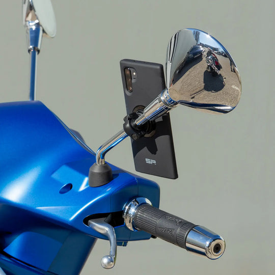SP Connect Mirror Mount - Black - SPC/SPC+ - Pyramid Motorcycle Accessories