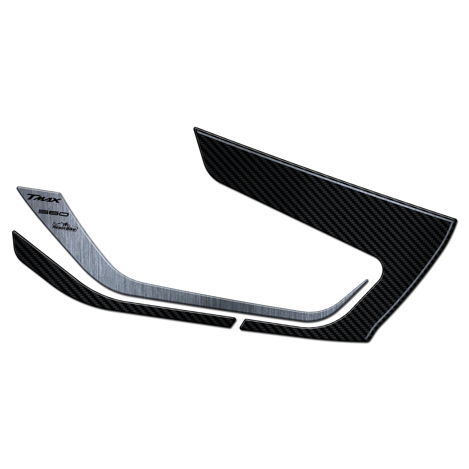 Resin Bike 3D Motorcycle Stickers - Exhaust | Yamaha TMAX 560 2022>2024 RB-1000468700008 - Pyramid Motorcycle Accessories