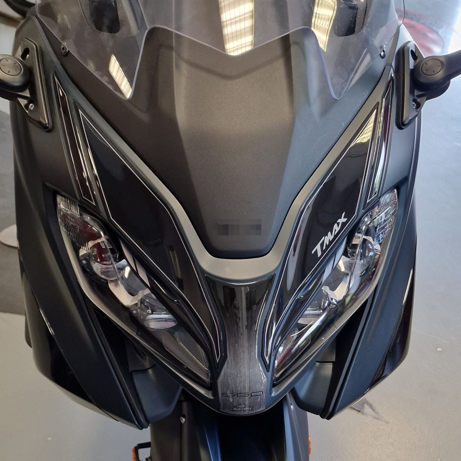 Resin Bike 3D Motorcycle Stickers - Frontal Area | Yamaha TMAX 560 2022>2024 RB-1000468900002 - Pyramid Motorcycle Accessories