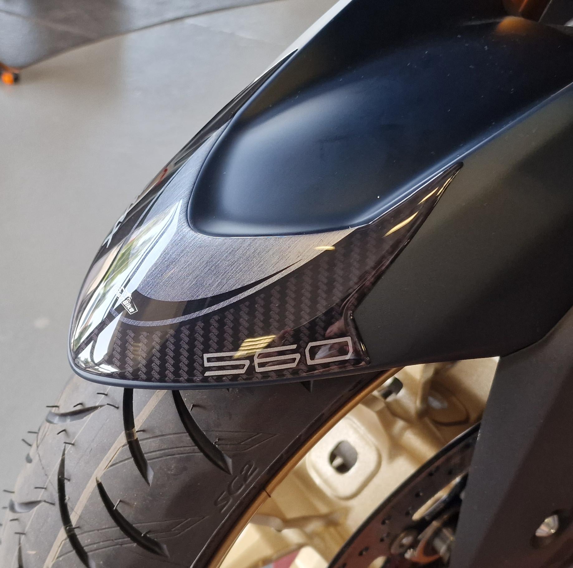 Resin Bike 3D Motorcycle Stickers - Front Fender | Yamaha TMAX 560 2022>2024 RB-1000469100005 - Pyramid Motorcycle Accessories