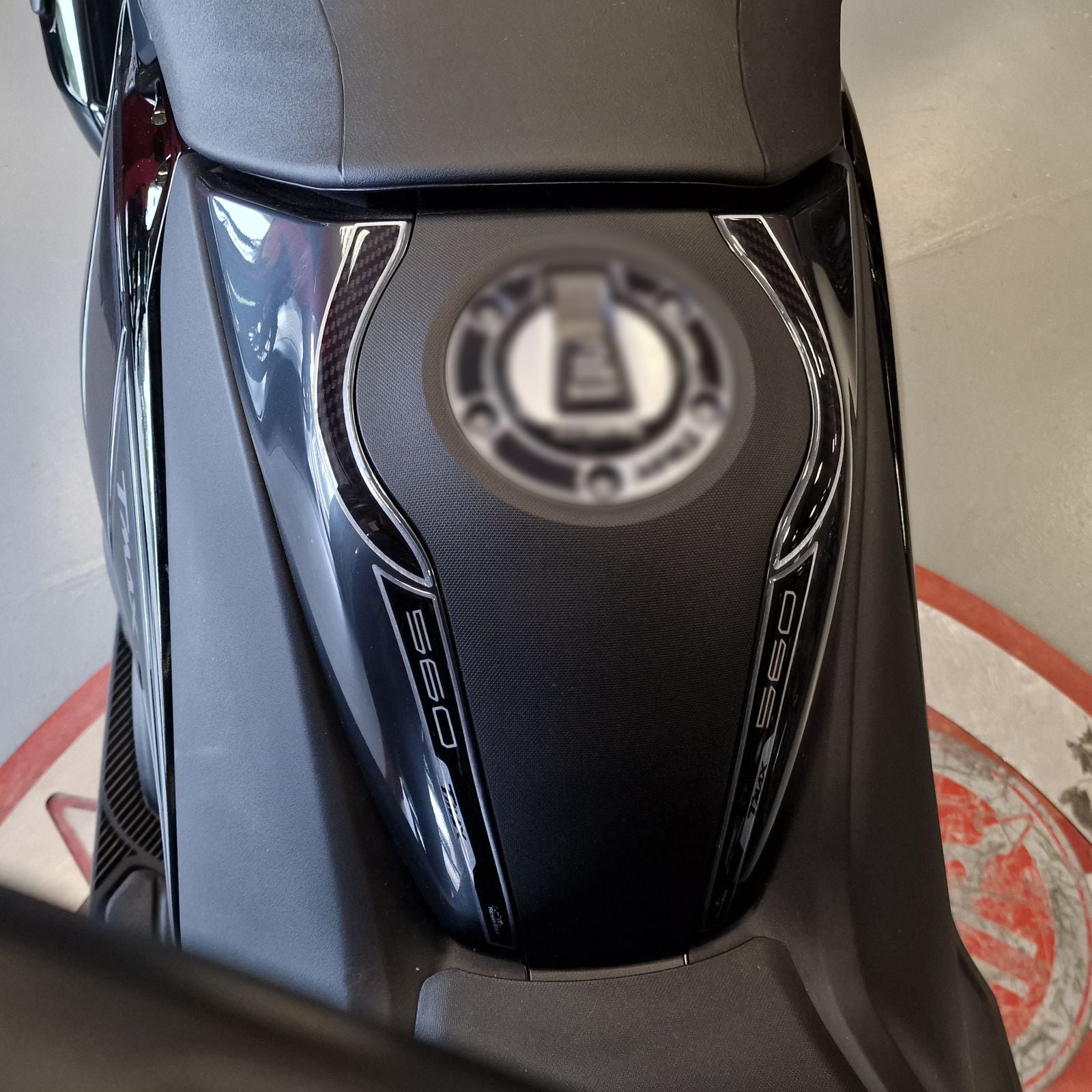 Resin Bike 3D Motorcycle Stickers - Fuel Cap | Yamaha TMAX 560 2022>2024 RB-1000469500003 - Pyramid Motorcycle Accessories