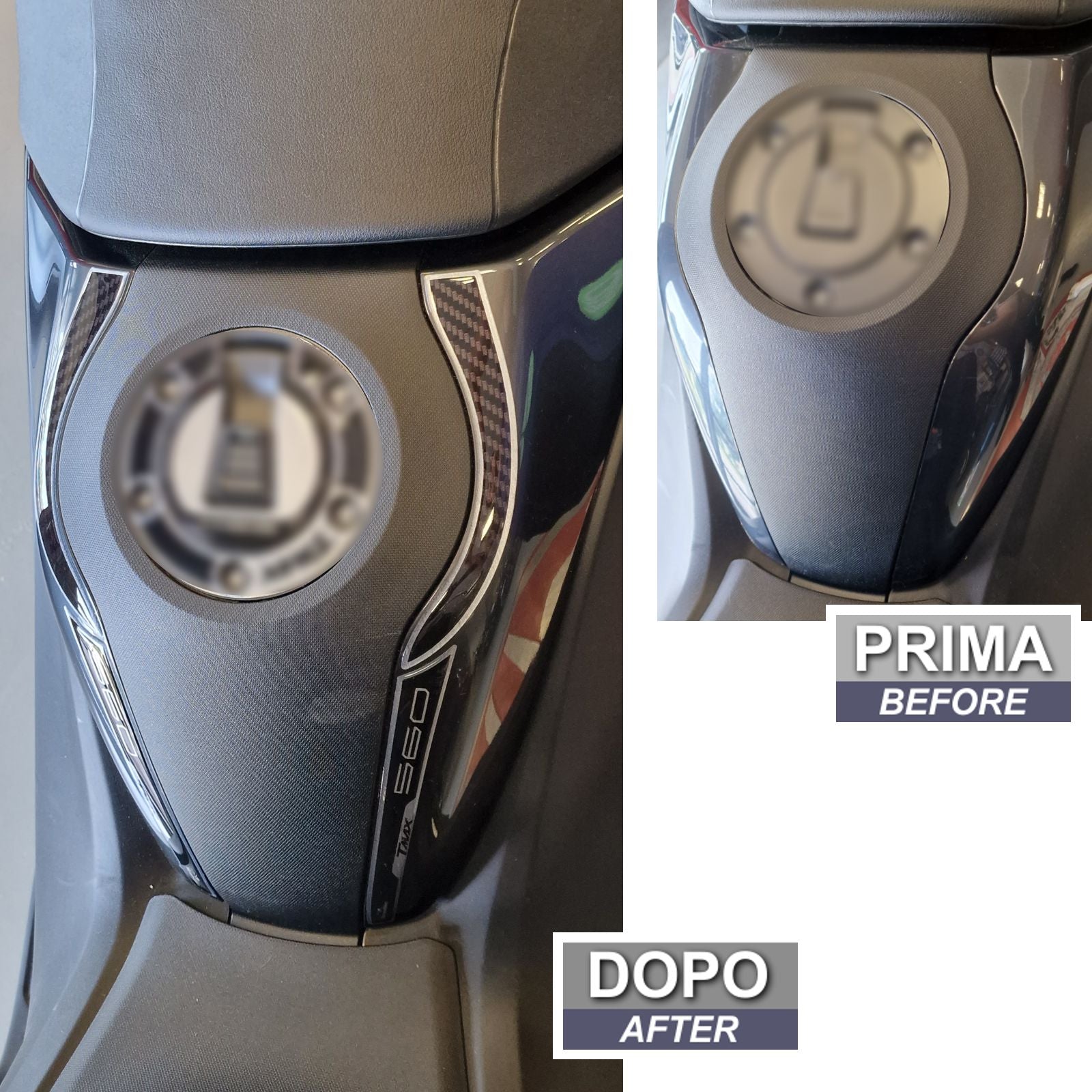 Resin Bike 3D Motorcycle Stickers - Fuel Cap | Yamaha TMAX 560 2022>2024 RB-1000469500003 - Pyramid Motorcycle Accessories