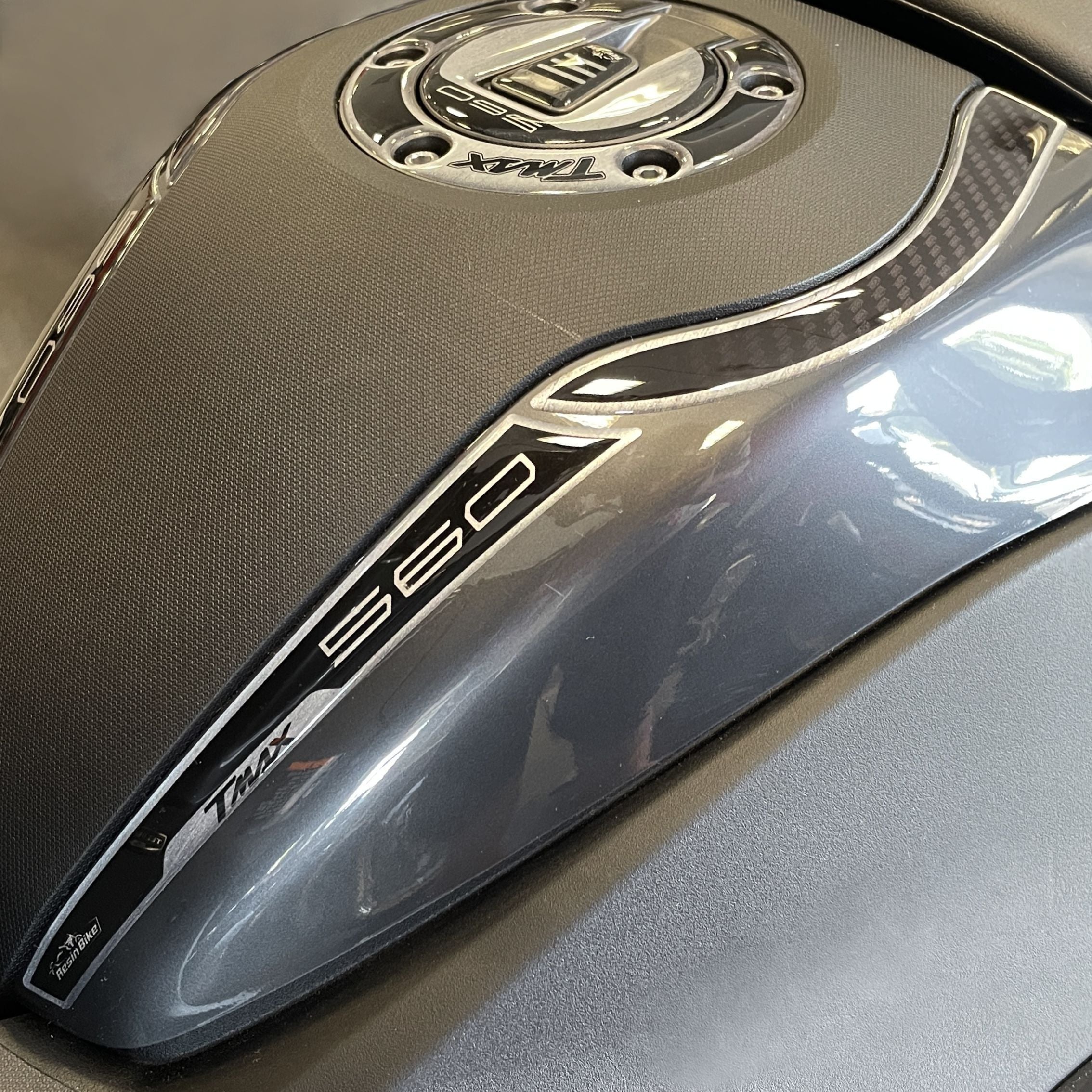 Resin Bike 3D Motorcycle Stickers - Fuel Cap | Yamaha TMAX 560 2022>2024 RB-1000469500003 - Pyramid Motorcycle Accessories