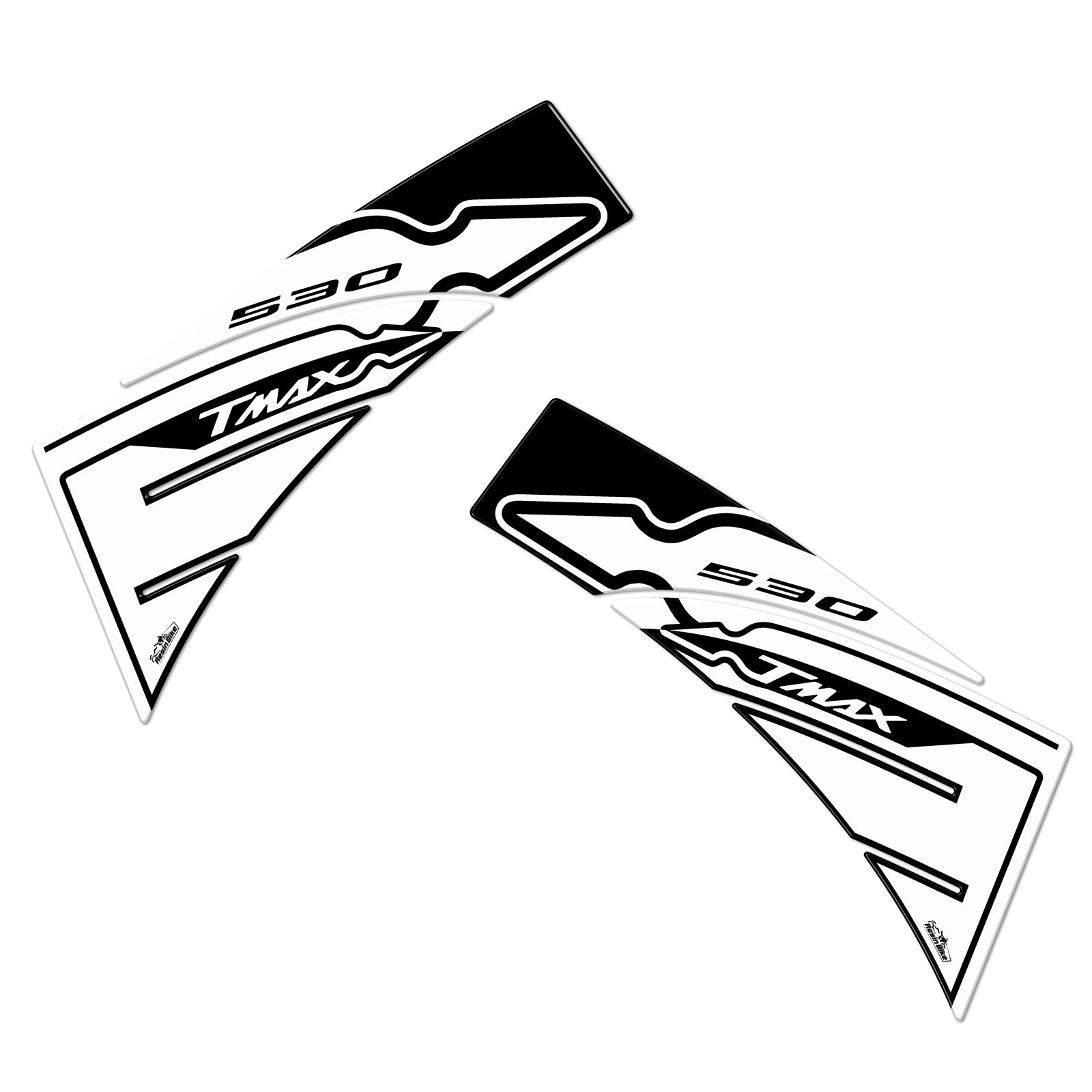 Resin Bike 3D Motorcycle Stickers - Tank Sides | Yamaha TMAX 530 2012>2016 RB-B07485B3 - Pyramid Motorcycle Accessories