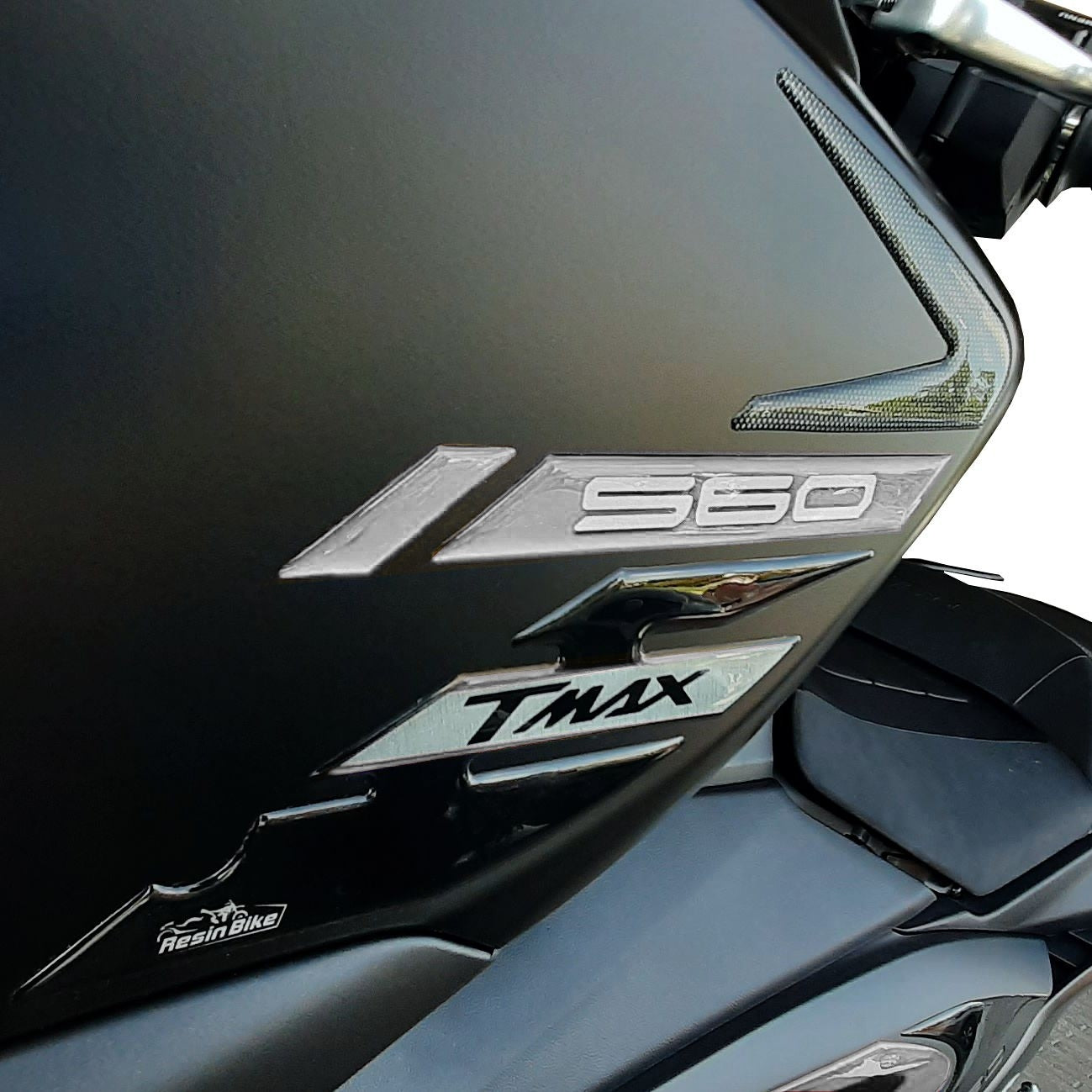 Resin Bike 3D Motorcycle Stickers - Side Panels | Yamaha TMAX 560 2021>2021 RB-1000142100001 - Pyramid Motorcycle Accessories