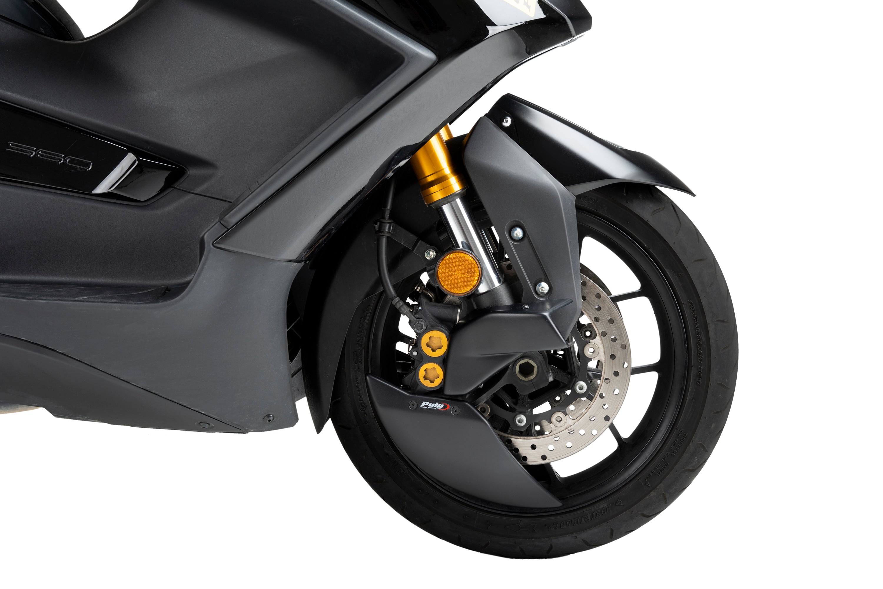 Puig Brake Ducts | Matte Black | Yamaha TMAX 560 2022>CurrentΒ -Β Β Pyramid Motorcycle Accessories