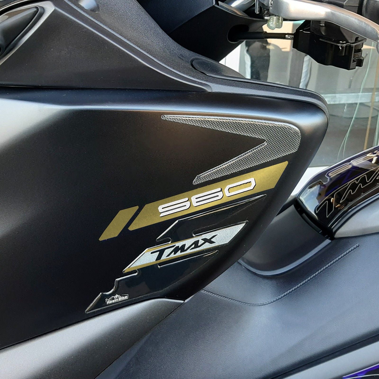 Resin Bike 3D Motorcycle Stickers - Side Panels | Yamaha TMAX 560 2021>2021 RB-1000142400002 - Pyramid Motorcycle Accessories