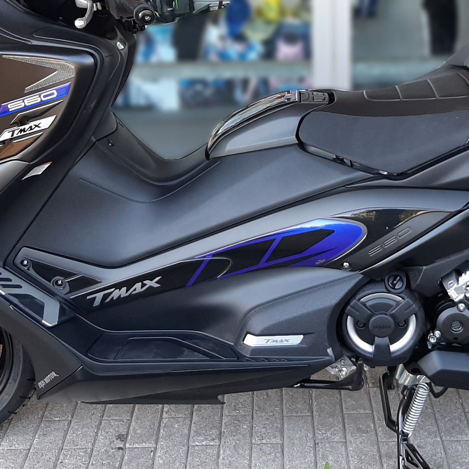 Resin Bike 3D Motorcycle Stickers - Tank Sides | Yamaha TMAX 560 2020>2021 RB-1000140700005 - Pyramid Motorcycle Accessories
