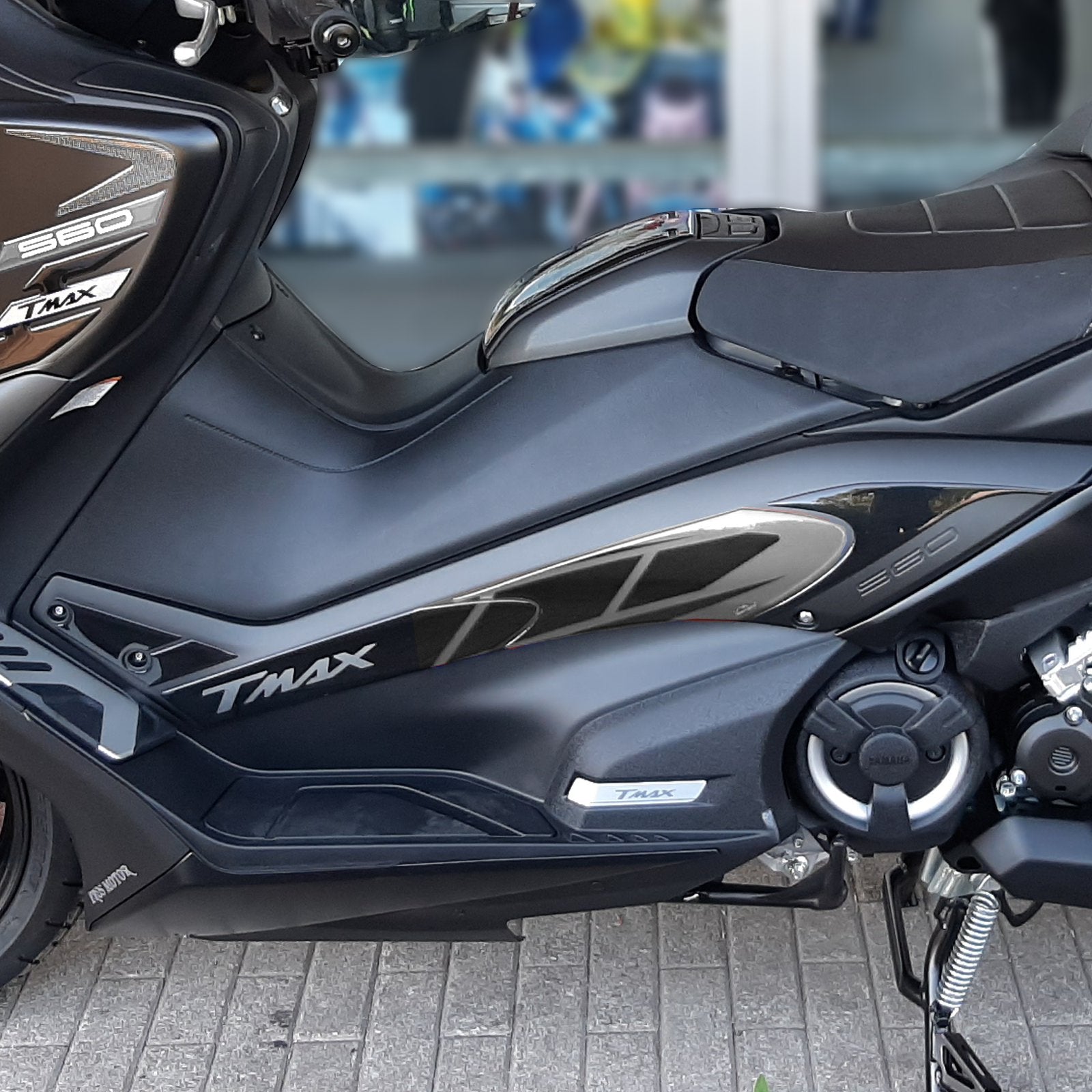 Resin Bike 3D Motorcycle Stickers - Tank Sides | Yamaha TMAX 560 2020>2021 RB-1000142000004 - Pyramid Motorcycle Accessories