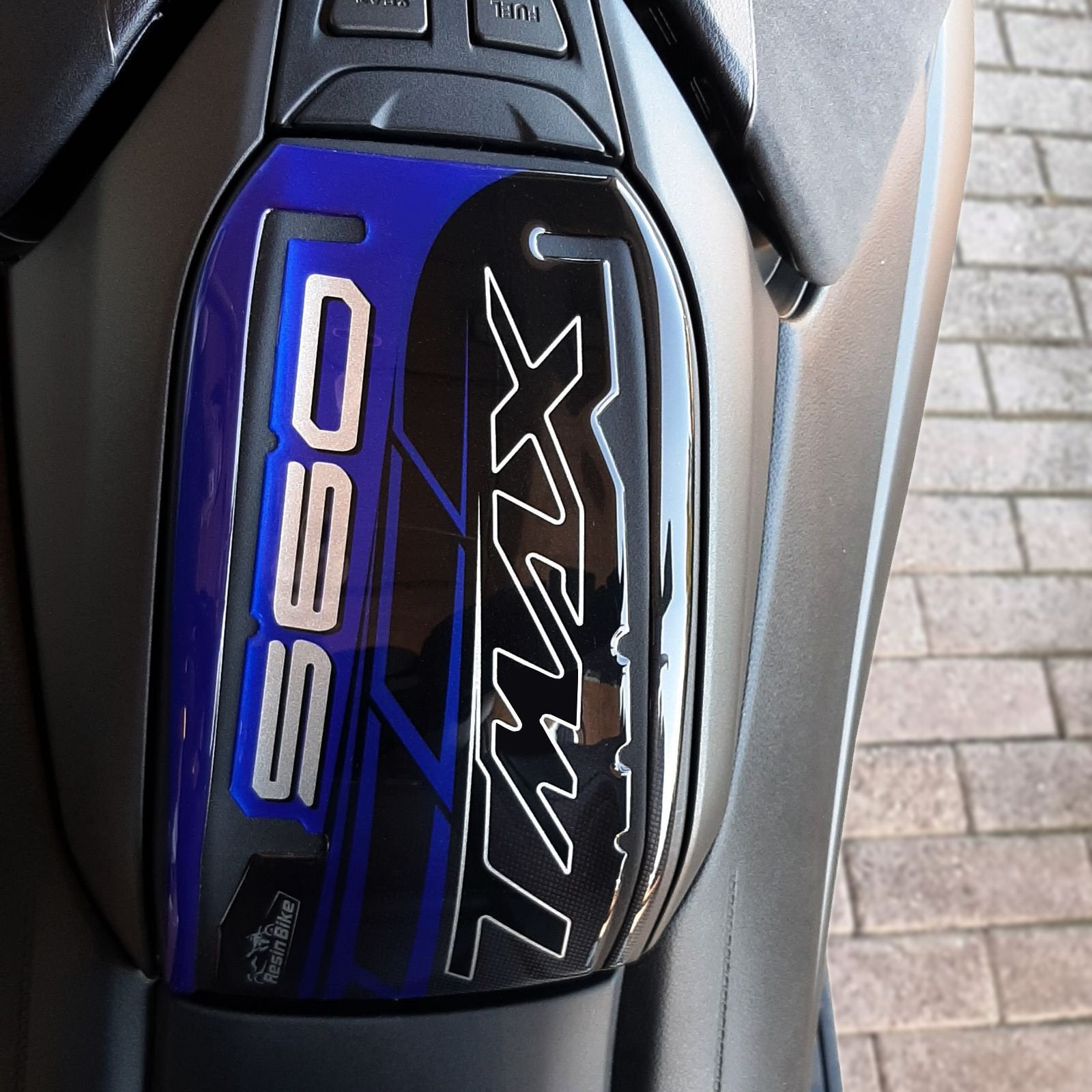 Resin Bike 3D Motorcycle Stickers - Fuel Cap | Yamaha TMAX 560 2020>2021 RB-1000140800002 - Pyramid Motorcycle Accessories