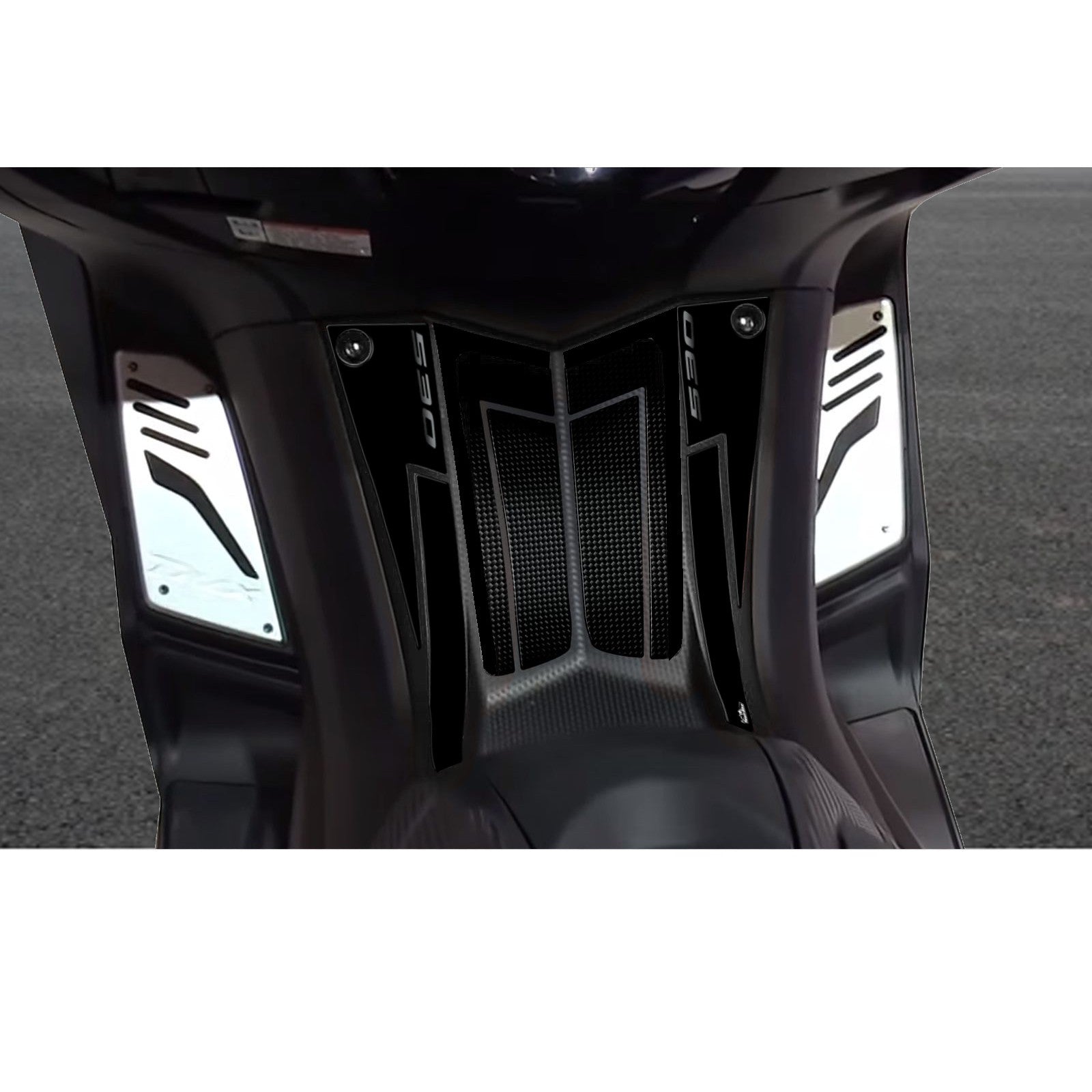 Resin Bike 3D Motorcycle Stickers - Footboard | Yamaha TMAX 530 2012>2016 RB-B96505O0 - Pyramid Motorcycle Accessories