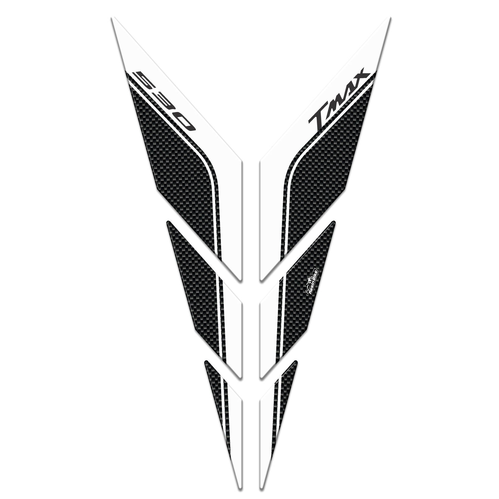 Resin Bike 3D Motorcycle Stickers - Frontal Area | Yamaha TMAX 530 2012>2016 RB-B4P19544 - Pyramid Motorcycle Accessories