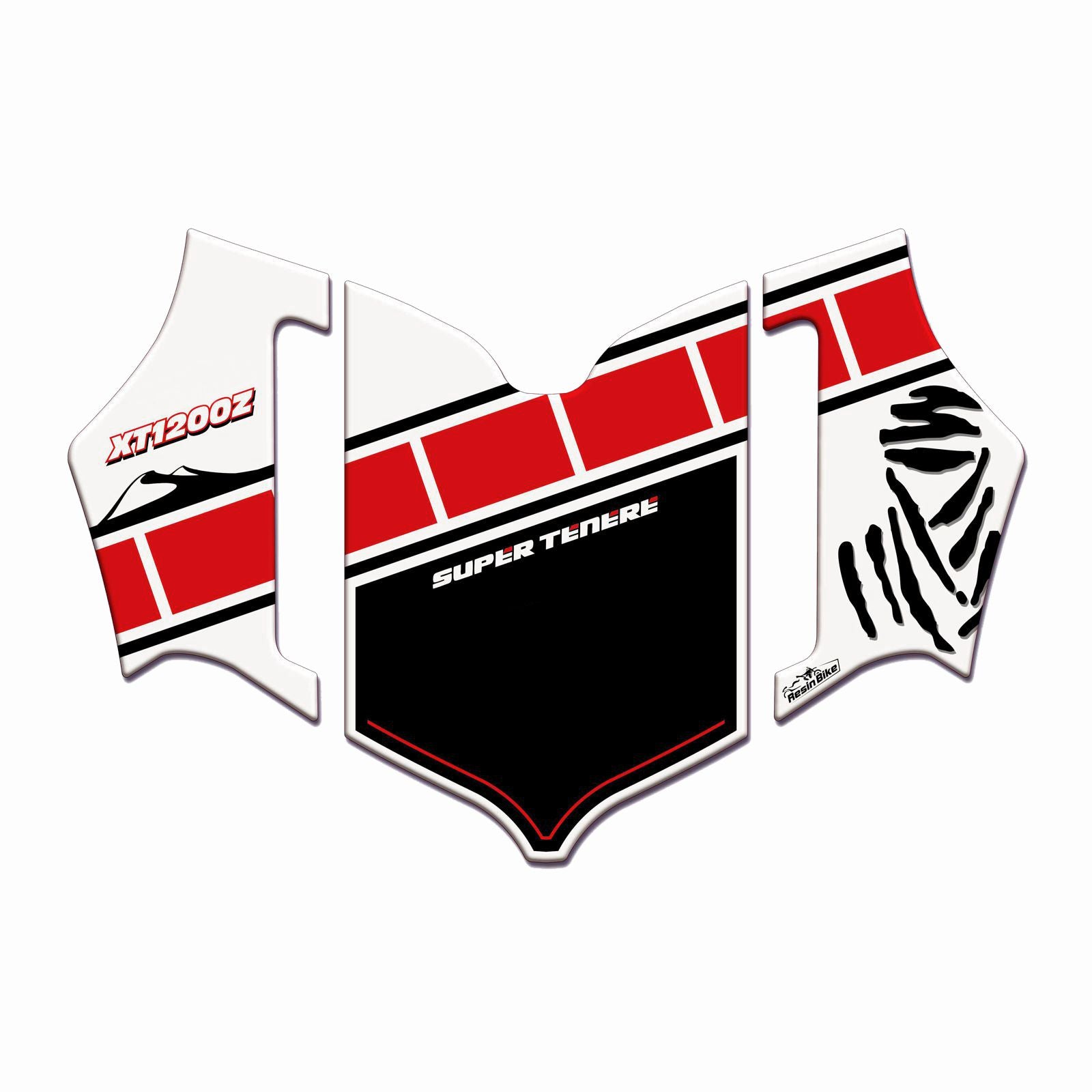 Resin Bike 3D Motorcycle Stickers - Windshield | Yamaha XT 1200 Z Super Tenere 2010>2014 RB-B00052C9 - Pyramid Motorcycle Accessories
